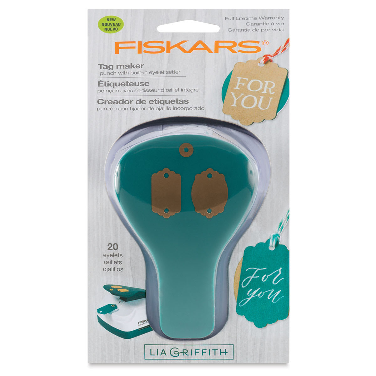 Fiskars Lia Griffith Double Tag Maker