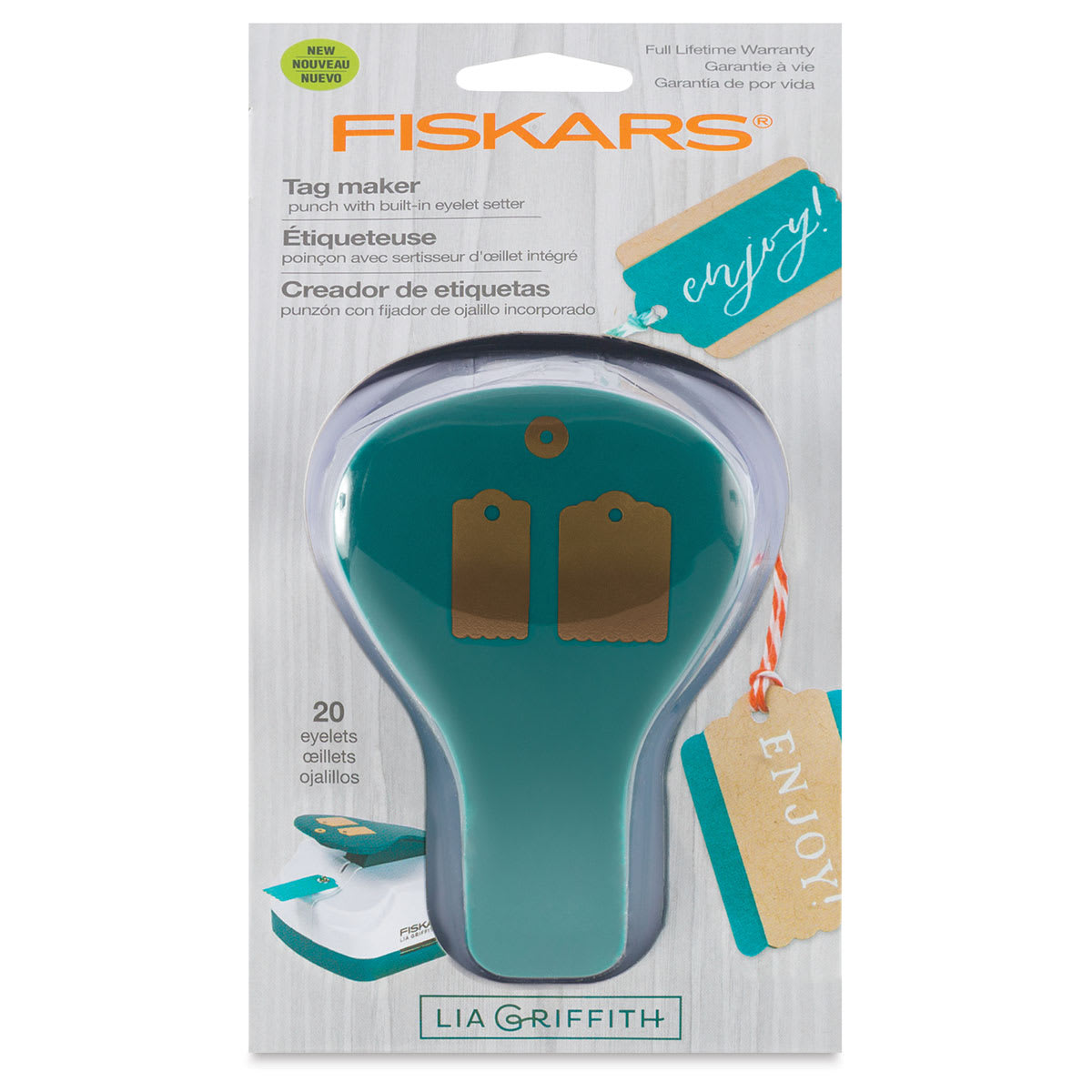 Fiskars Lia Griffith Double Tag Maker