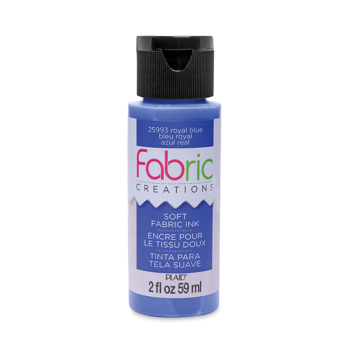 Plaid Fabric Creations Soft Fabric Ink - Royal Blue, 2 oz