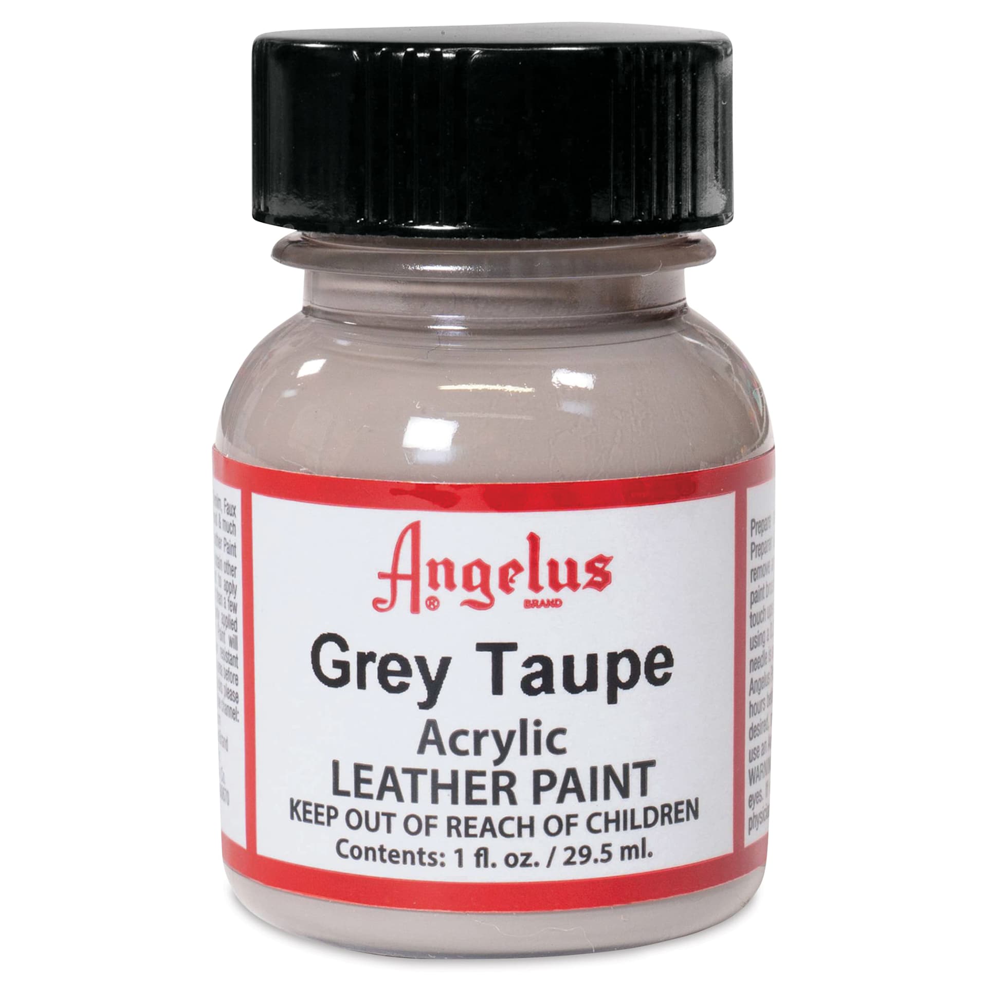 Angelus Acrylic Leather Paint - Grey Taupe, 1 oz