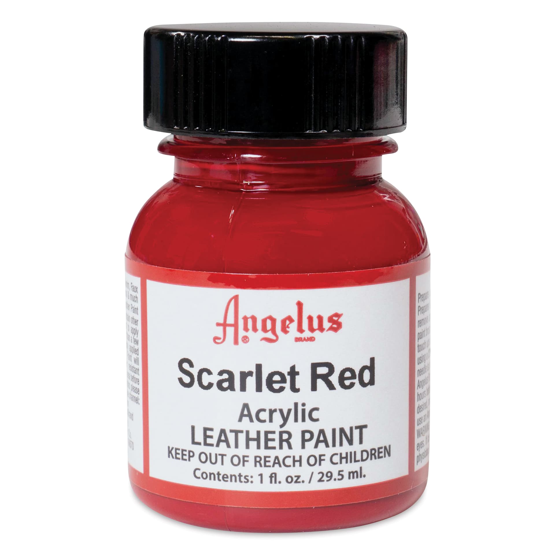 Angelus Leather Paint - 1 oz, Scarlet