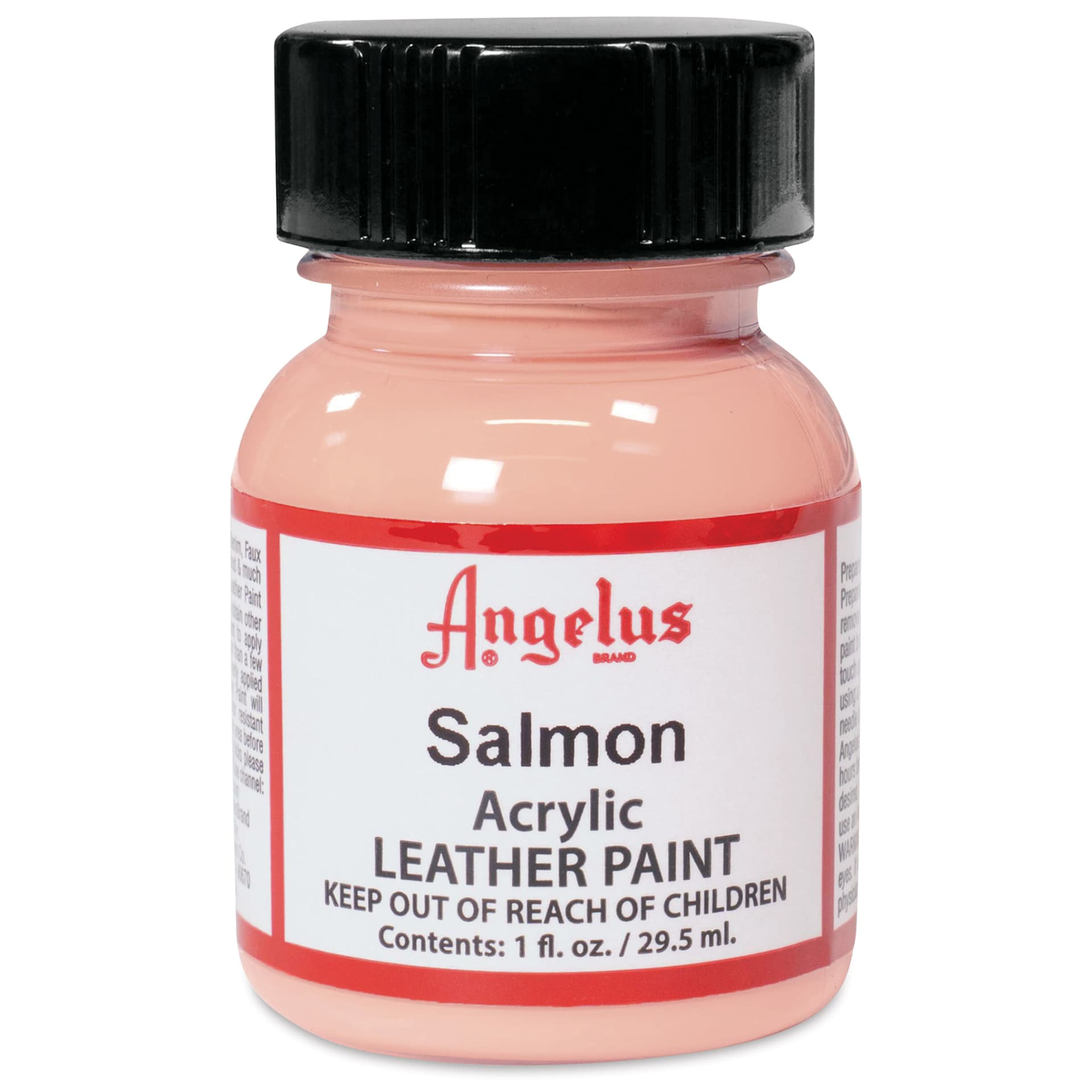 Angelus Acrylic Leather Paint - Salmon, 1 oz