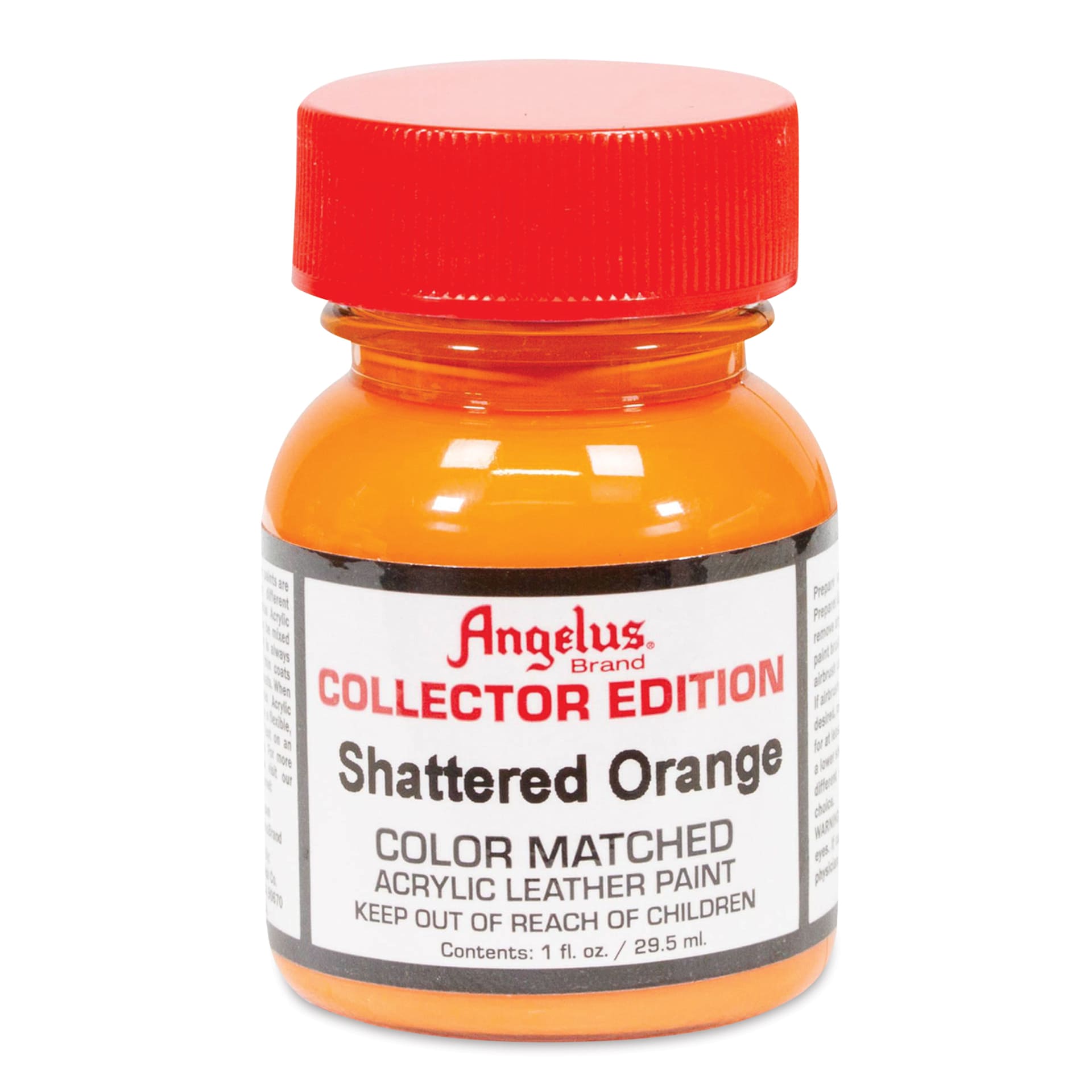 Angelus Leather Paint - Shattered Orange (Collector Edition), 1 oz