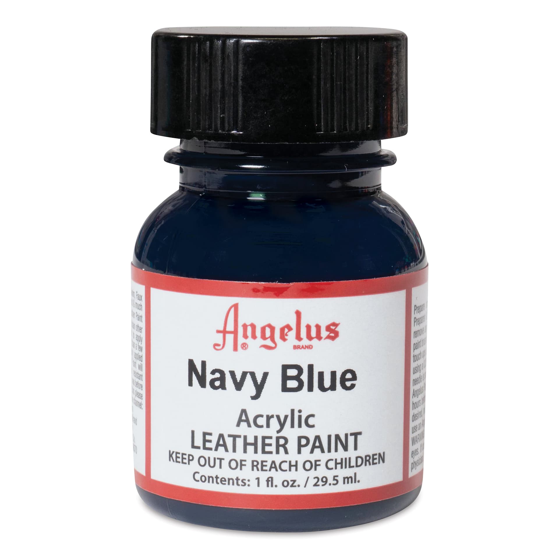 Angelus Acrylic Leather Paint - Navy, 1 oz