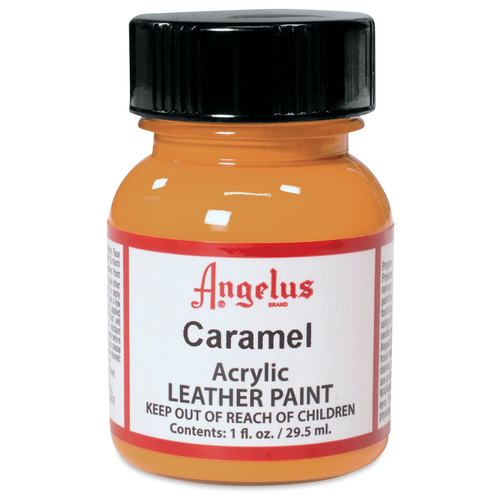 Angelus Acrylic Leather Paint - Caramel, 1 oz