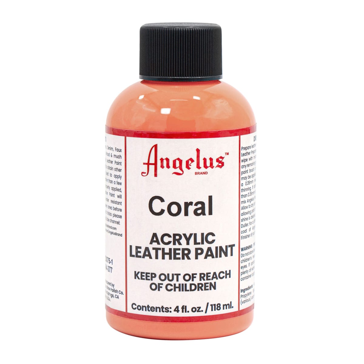 Acrylic Leather Paint Coral