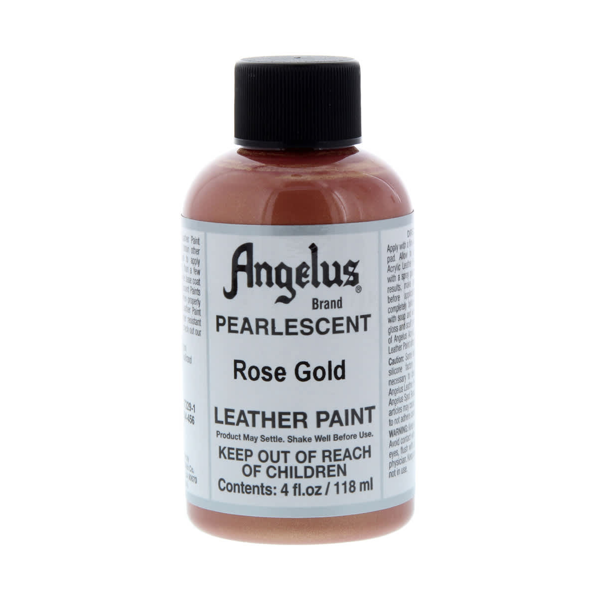Pearlescent Acrylic Leather Paint Rose Gold   4 oz.