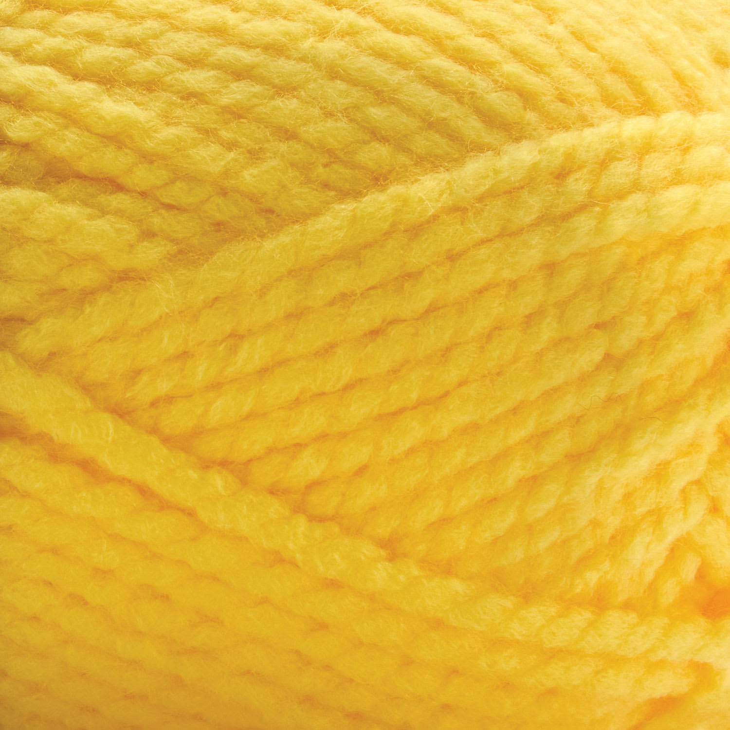 Premier Yarn Serenity Chunky Solids Yarn - Yellow, 109 yds close up to show texture
