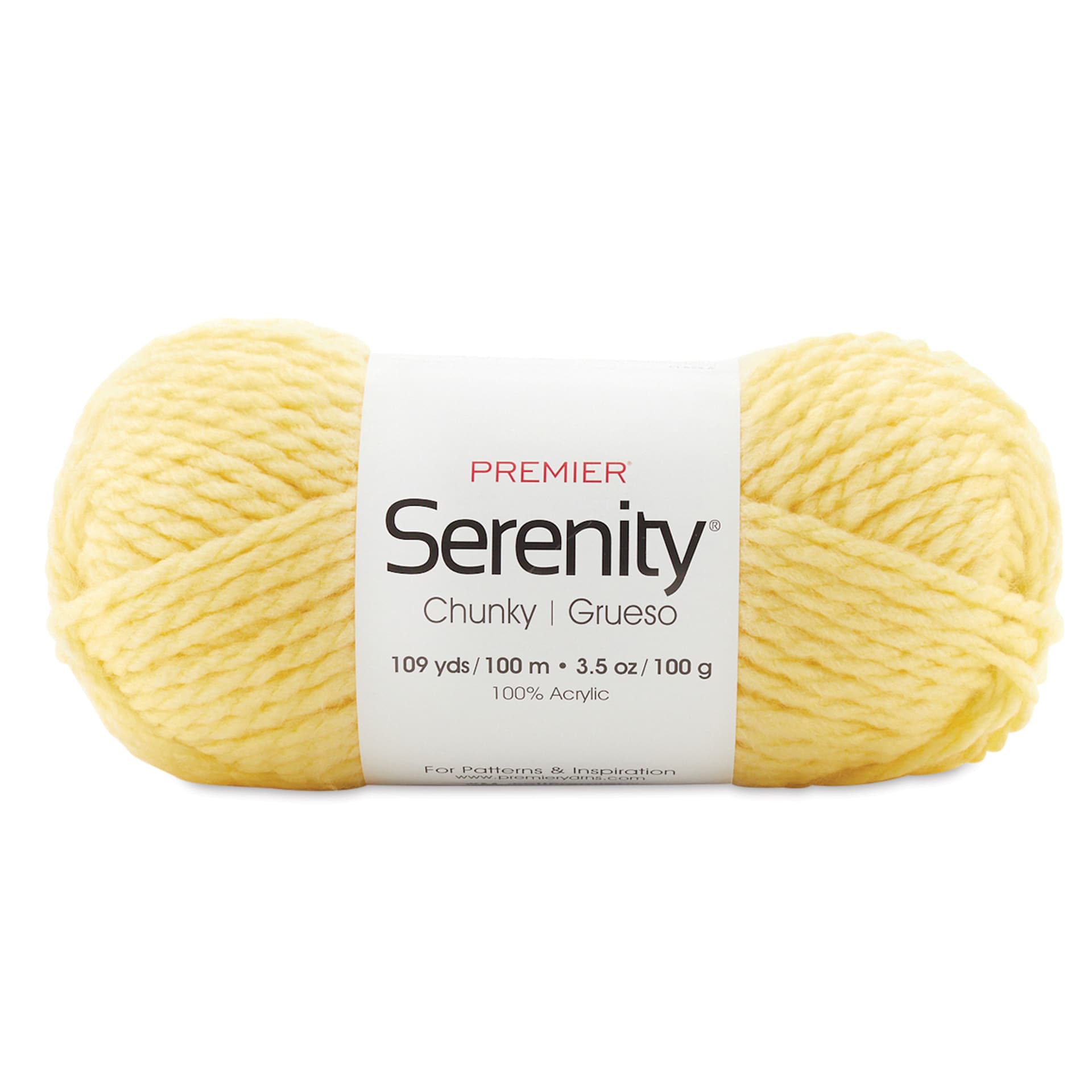 Premier Yarn Serenity Chunky Solids Yarn - Buttercup