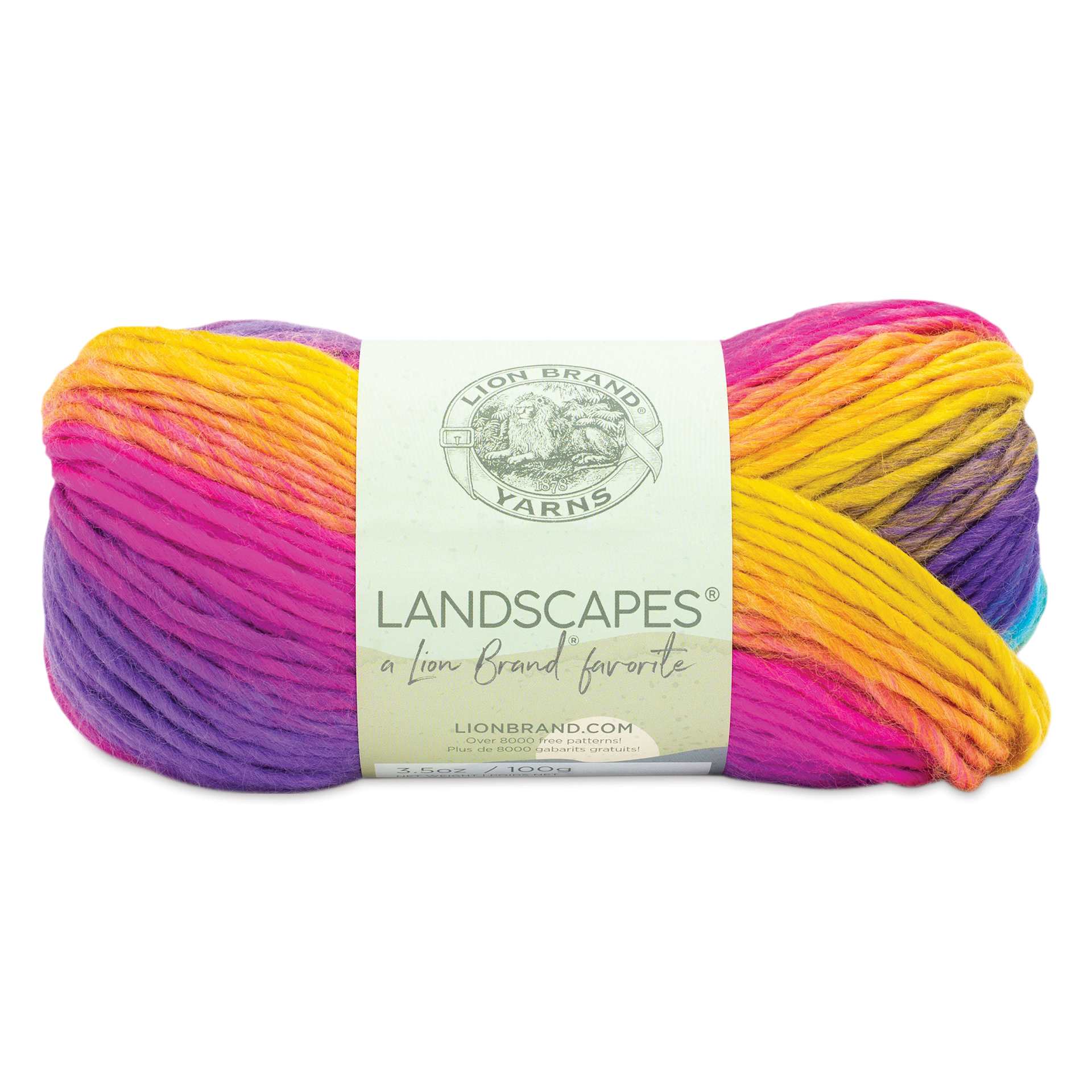 Lion Brand Landscapes Yarn - Boardwalk, 147 yds
