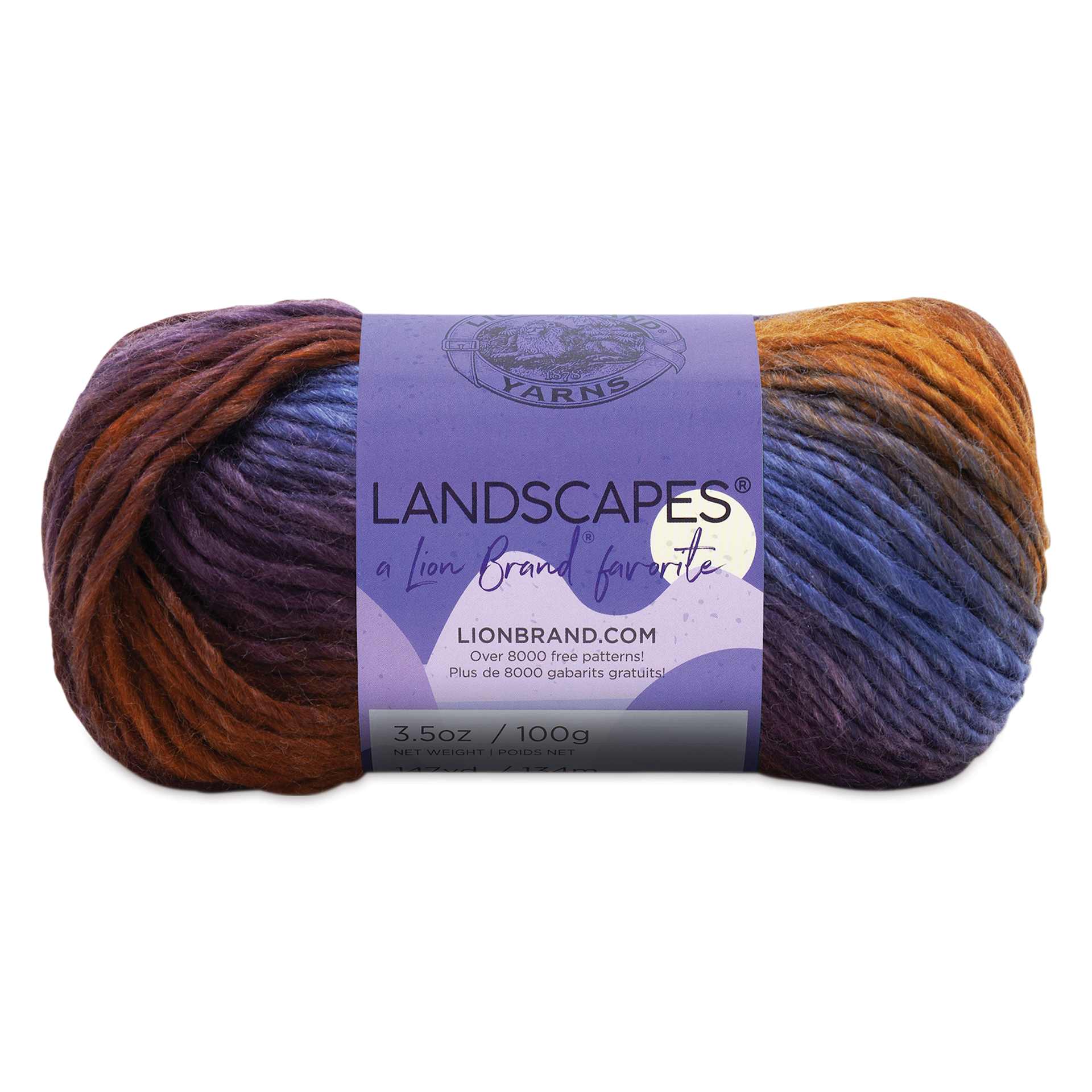 Lion Brand Landscapes Yarn - Mountain Range, 147 yds