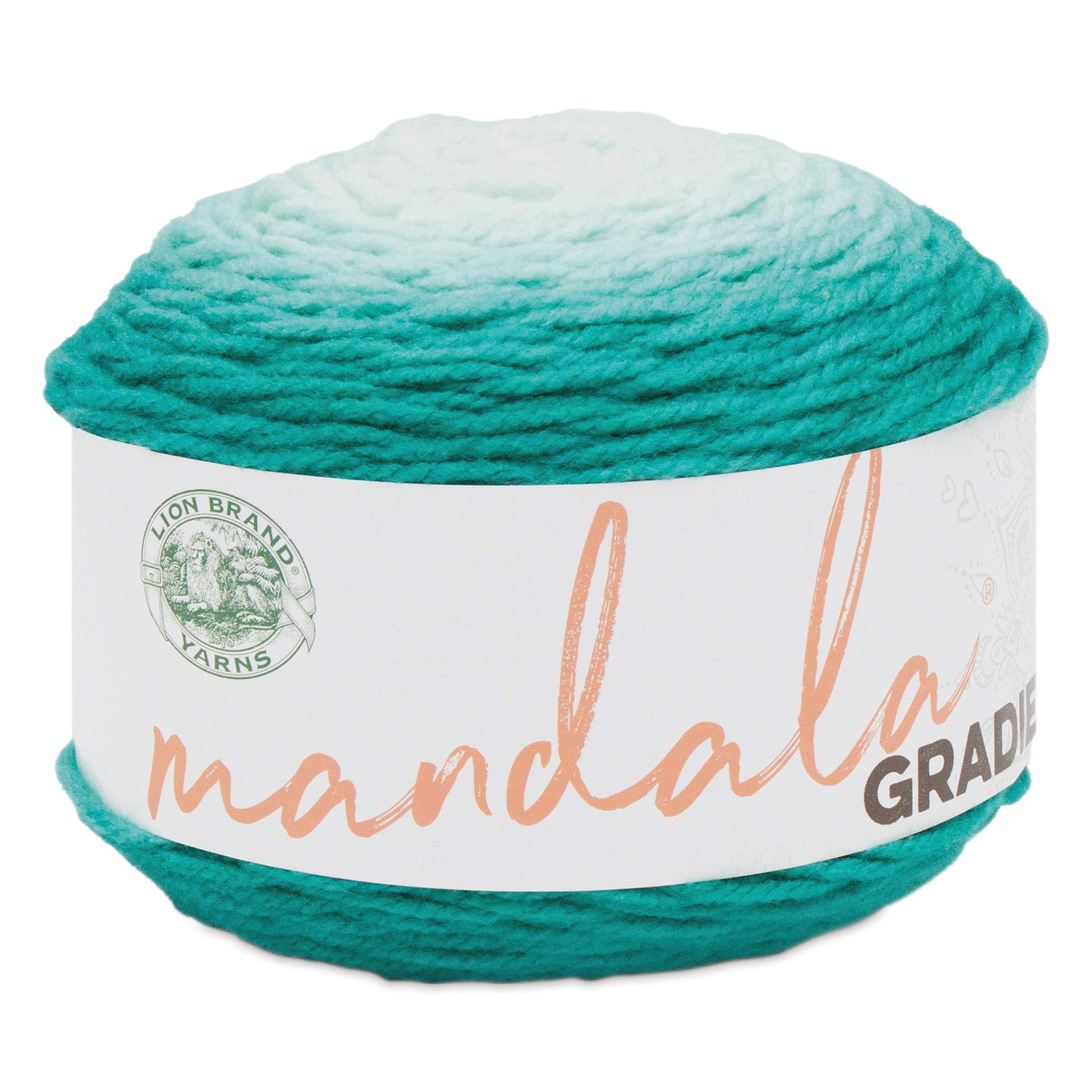 Lion Brand Mandala Gradient Yarn - Seagreen, 295 yds