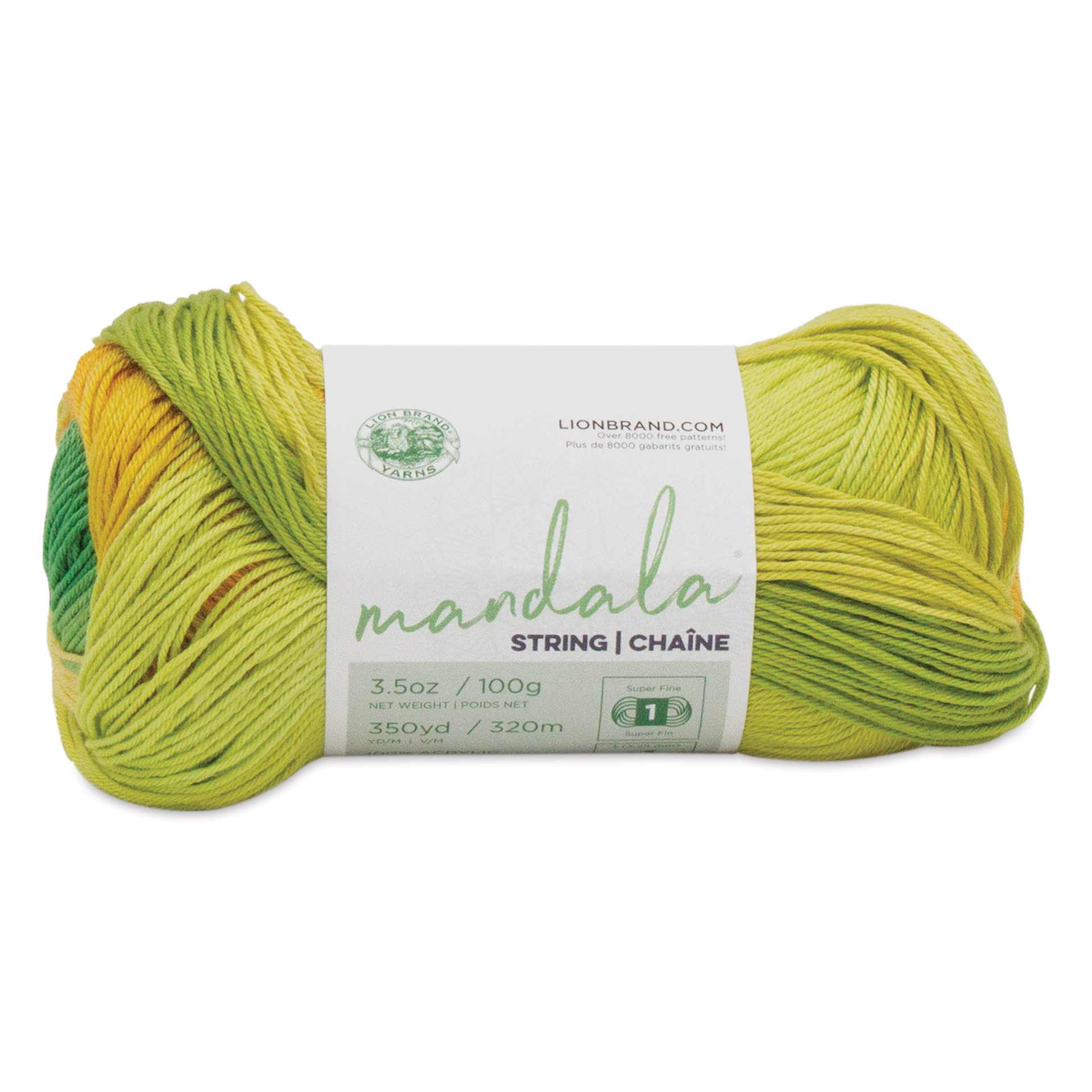 Lion Brand Mandala String Yarn - Acoustic, 350 yds