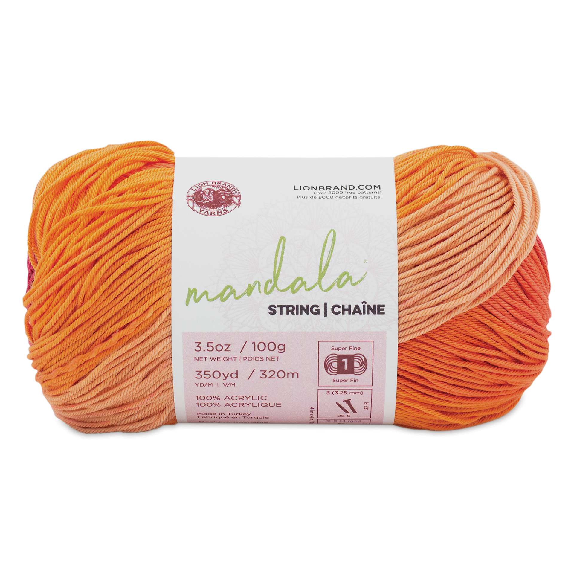 Lion Brand Mandala String Yarn - Jingle, 350 yds