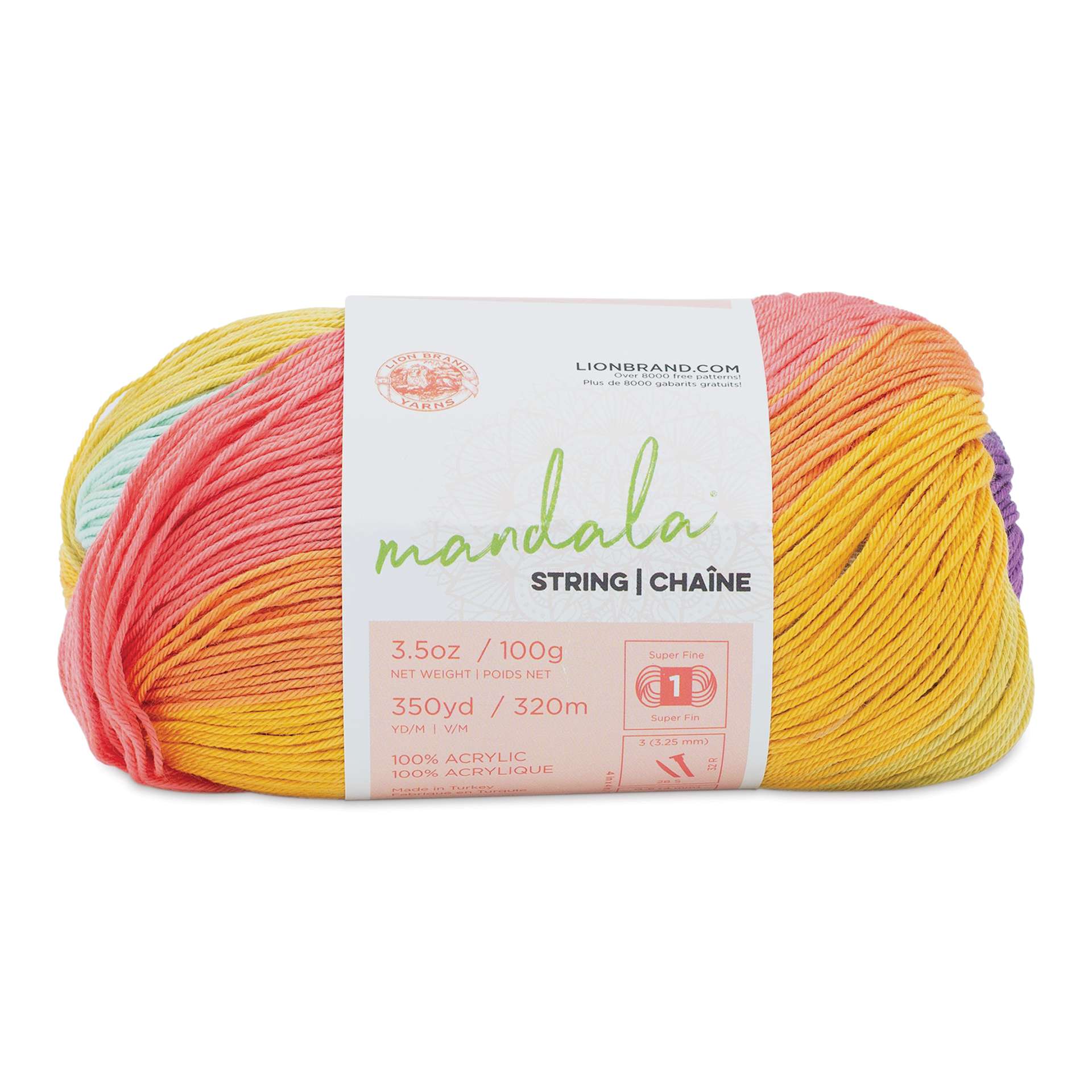 Lion Brand Mandala String Yarn - Beats, 350 yds