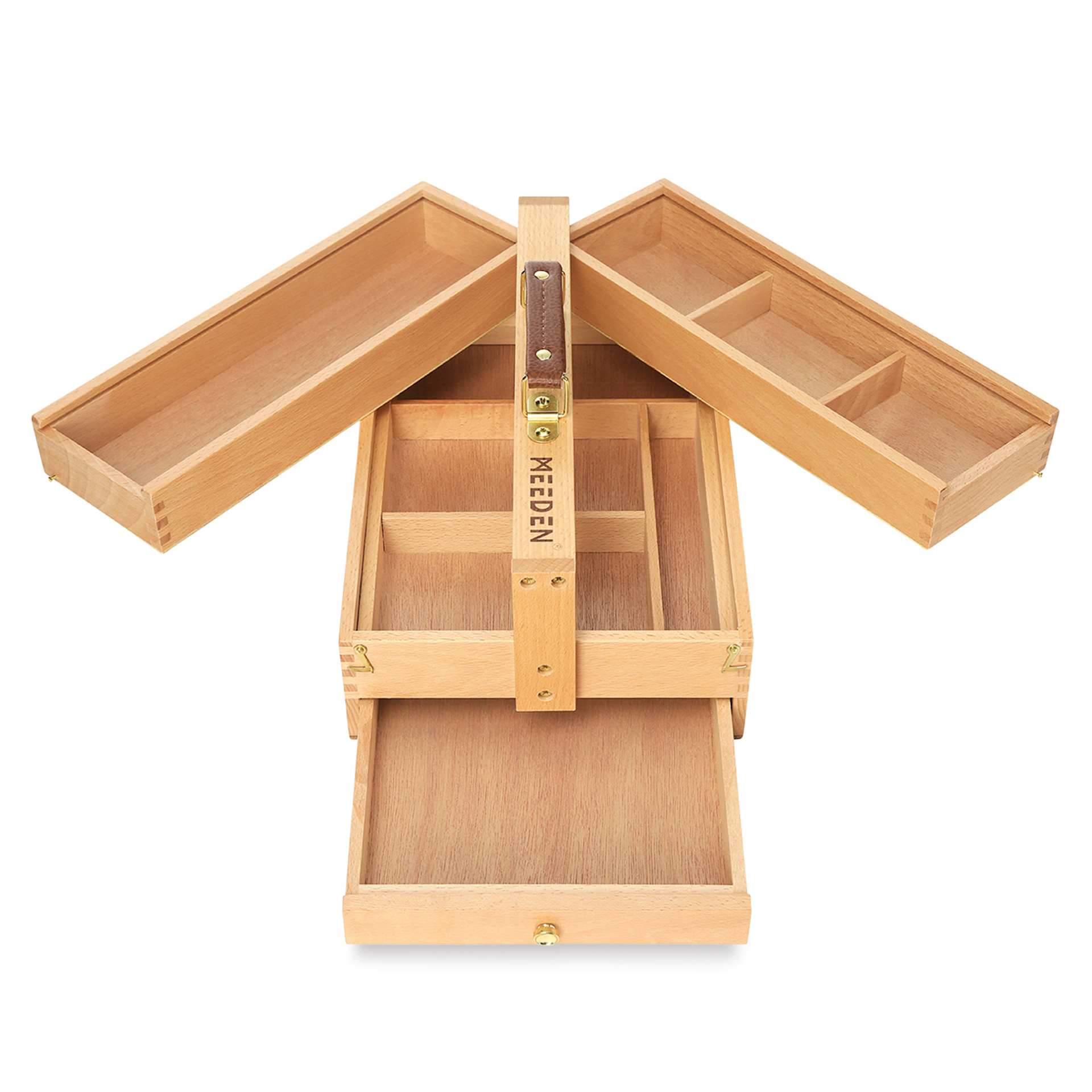 Meeden 3-level Artist Storage Box, tiers open