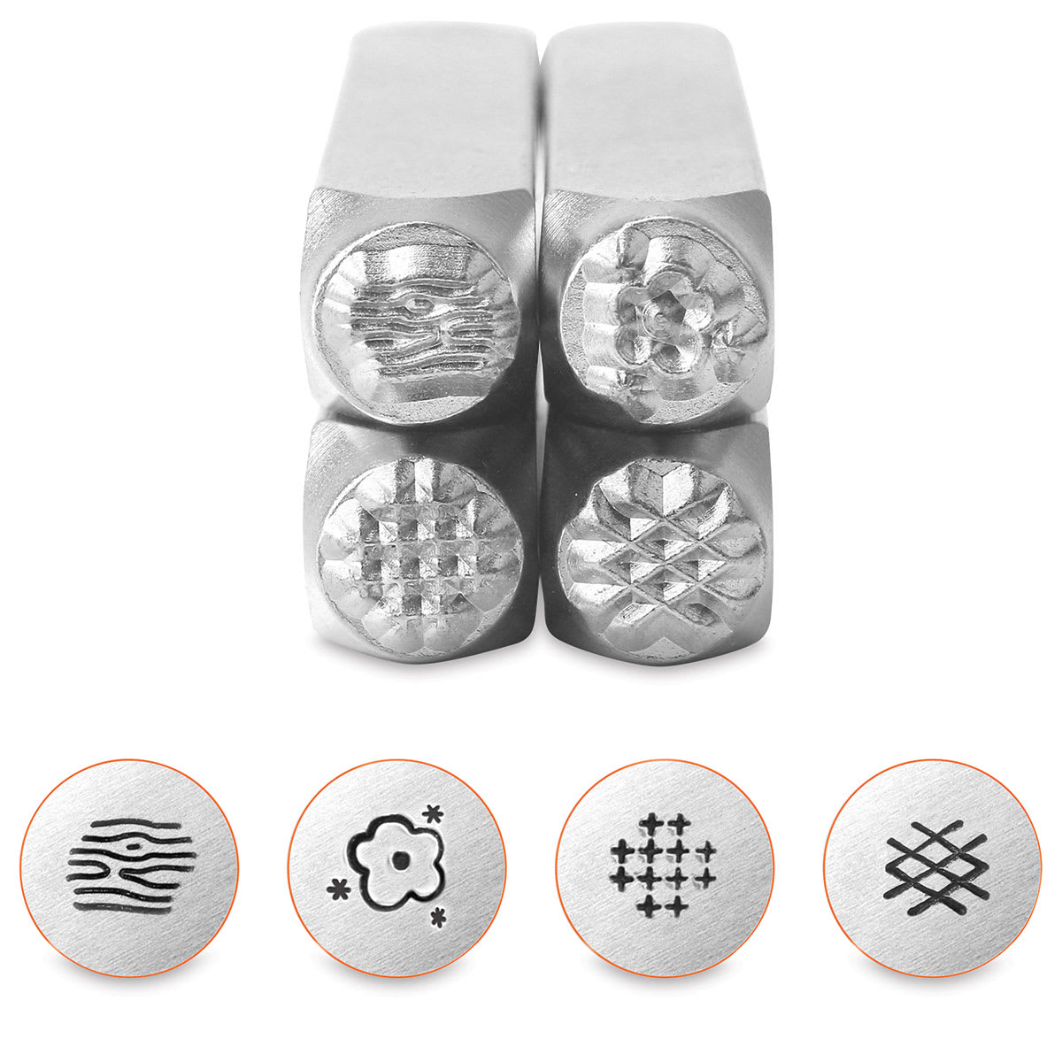 ImpressArt Design Stamp - Texture Pack Series 2, Set of 4