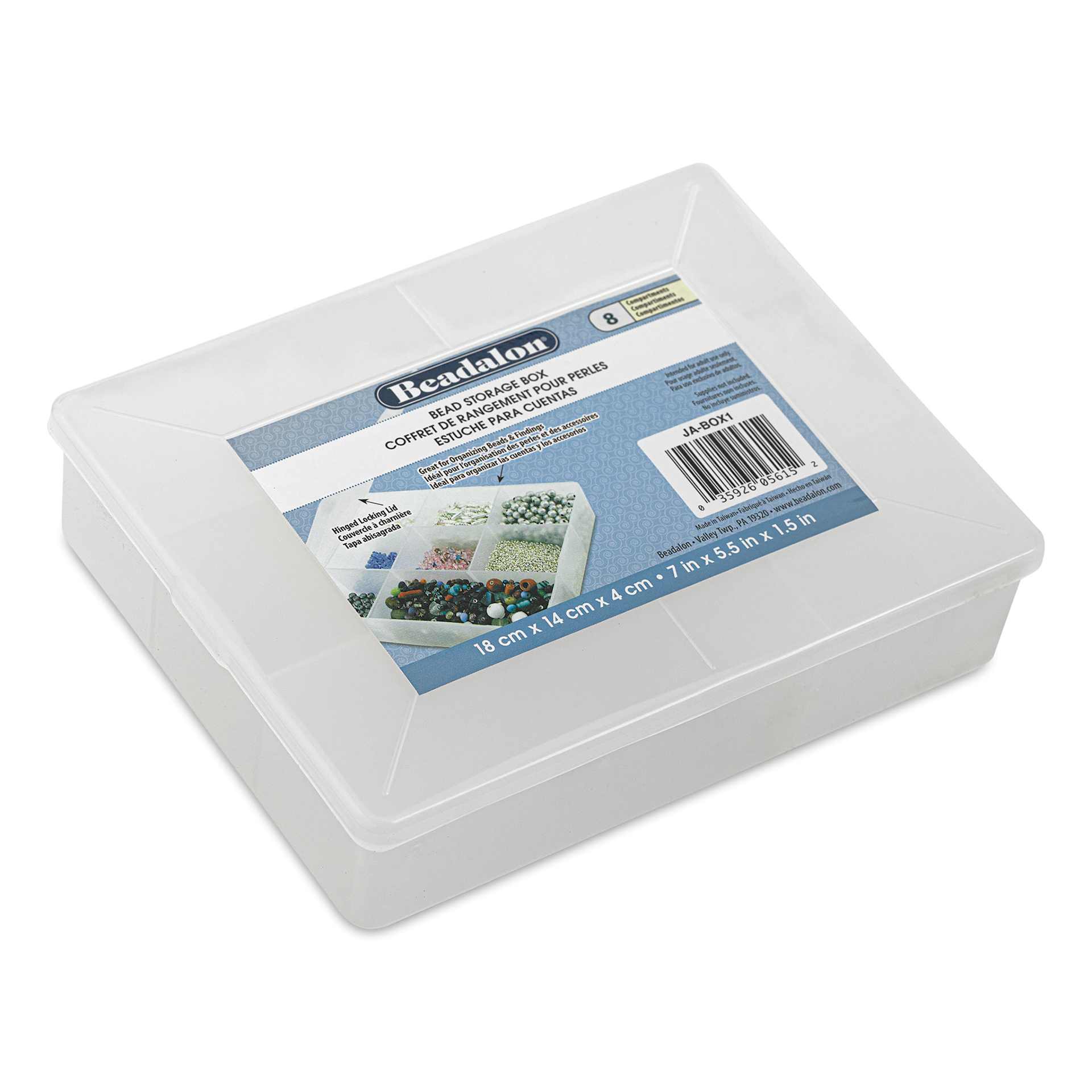 Beadalon Bead Storage Box - 5.5" x 7"