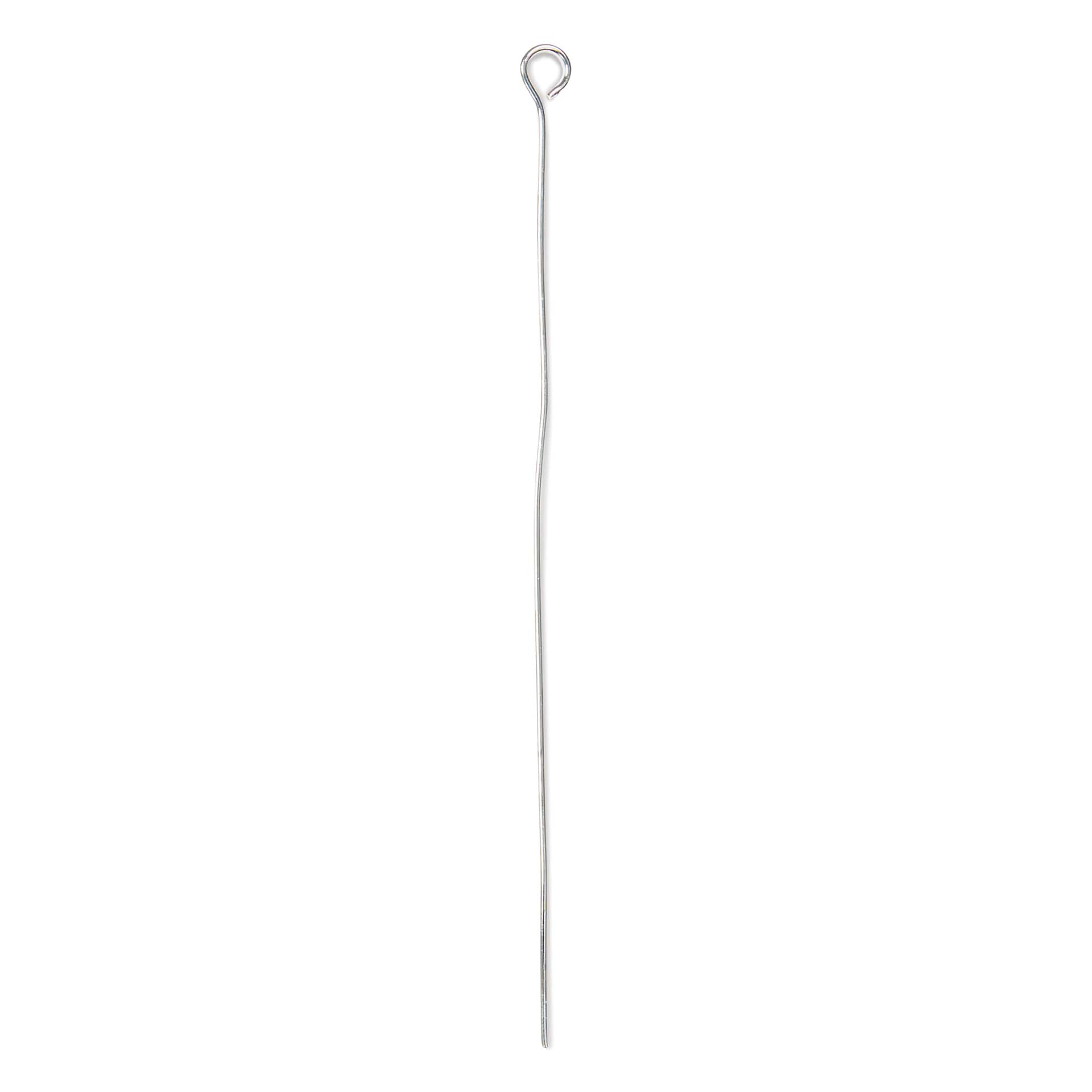 Beadalon Pin Backs - Silver, Pkg of 108 - single pin head