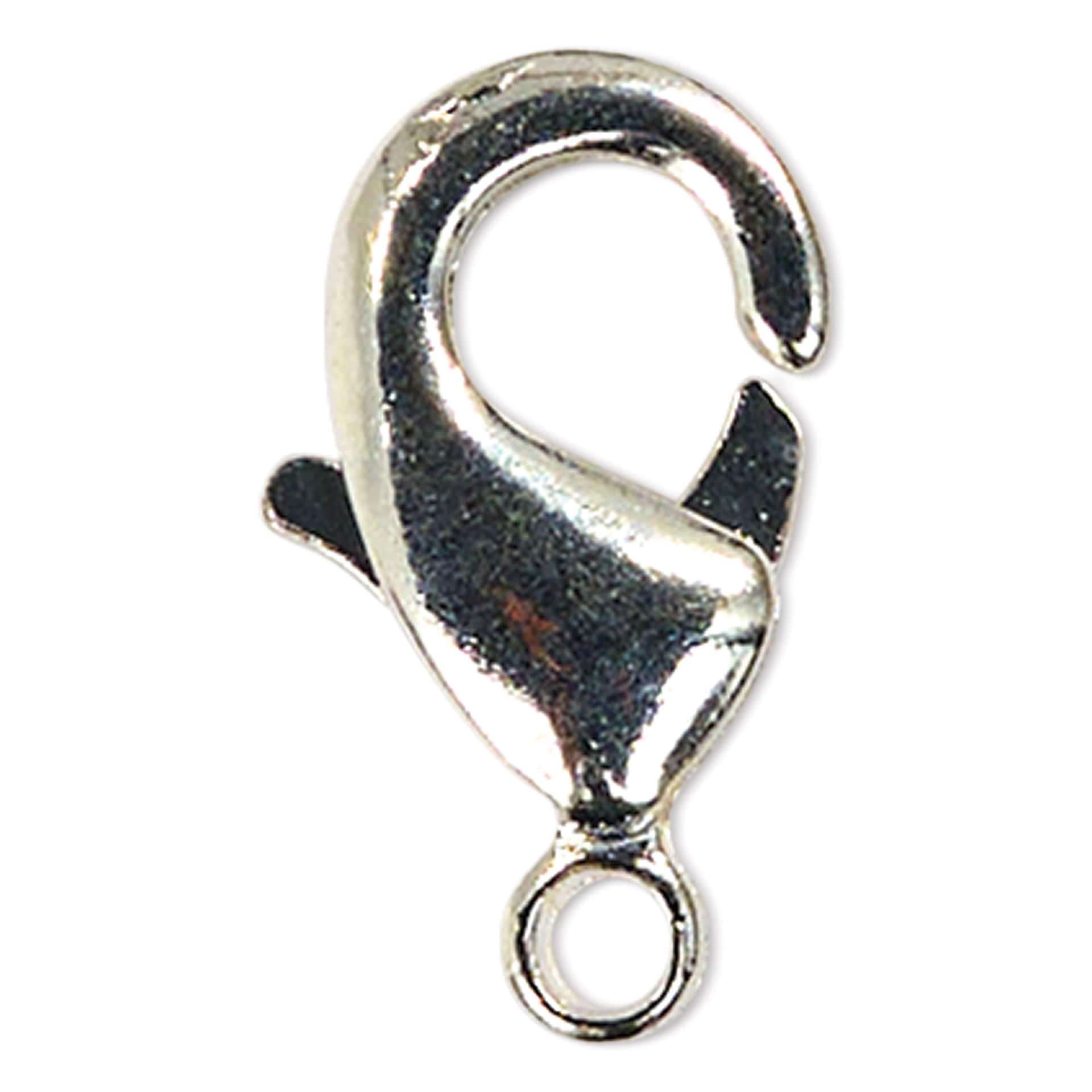 Beadalon Lobster Clasps - Extra Small, Silver Plated, Pkg of 5