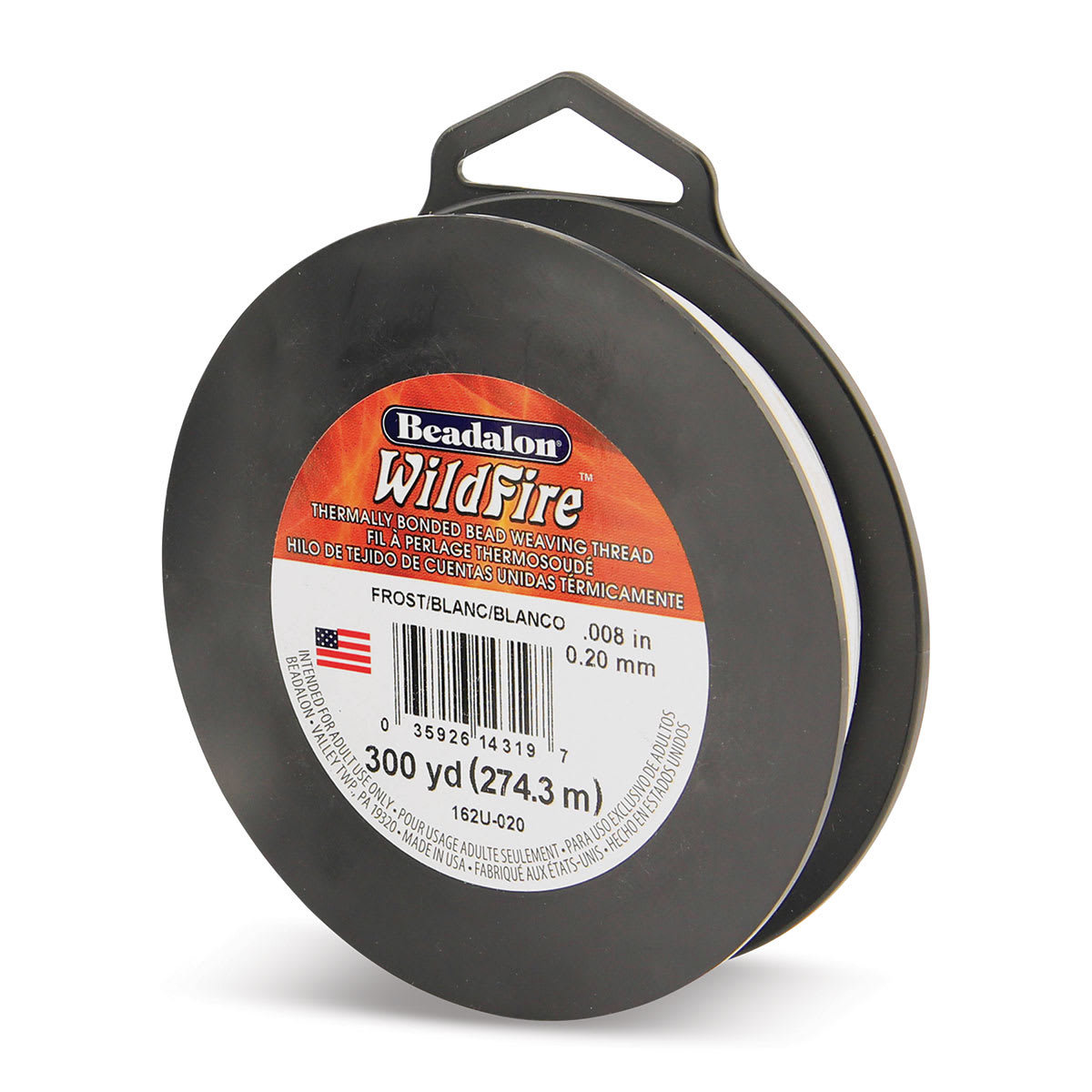 Beadalon WildFire Beading Thread - Frost, 0.008", 300 yds
