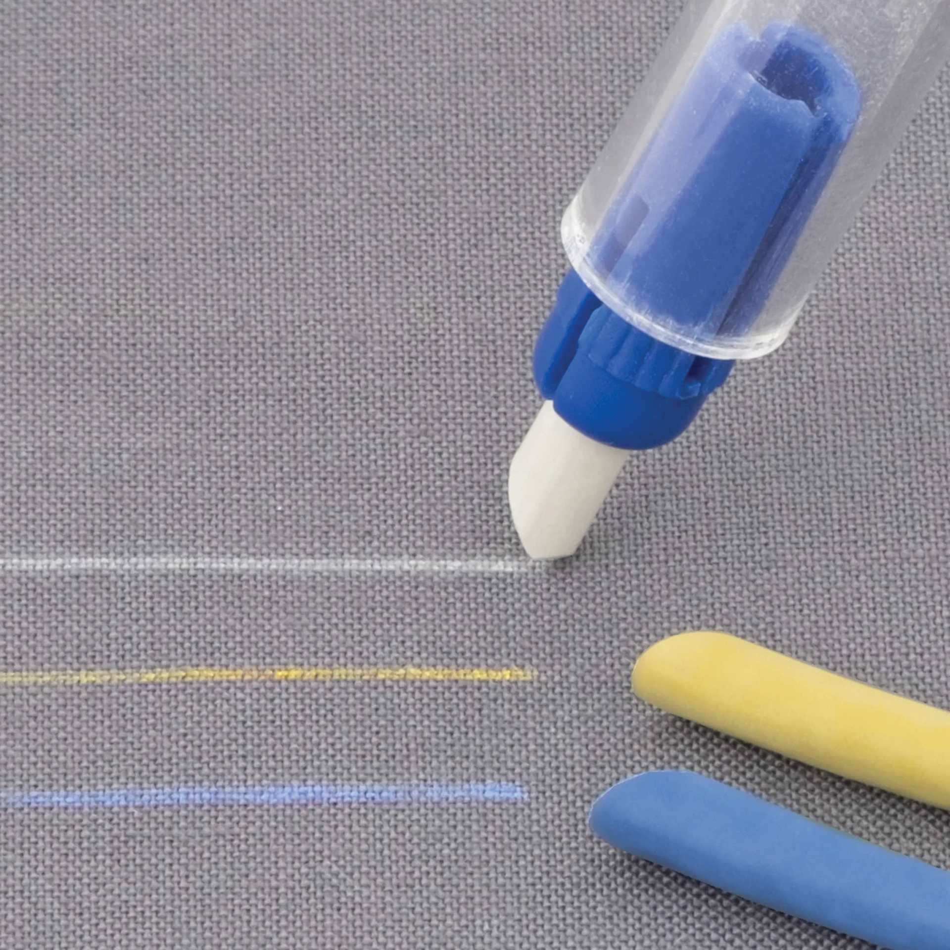 Dritz Tailor's Chalk Pencil close-up of chalk and lines