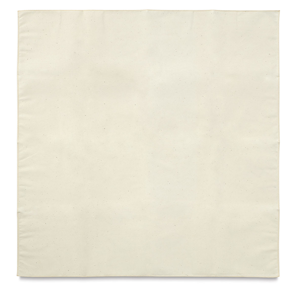 Carolina Creative Natural Cotton Bandana - Top view of 21.5" square cotton canvas 