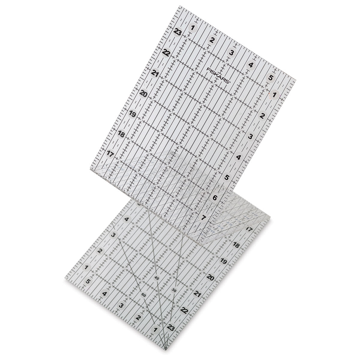 Fiskars Folding Acrylic Ruler - showing accordian fold