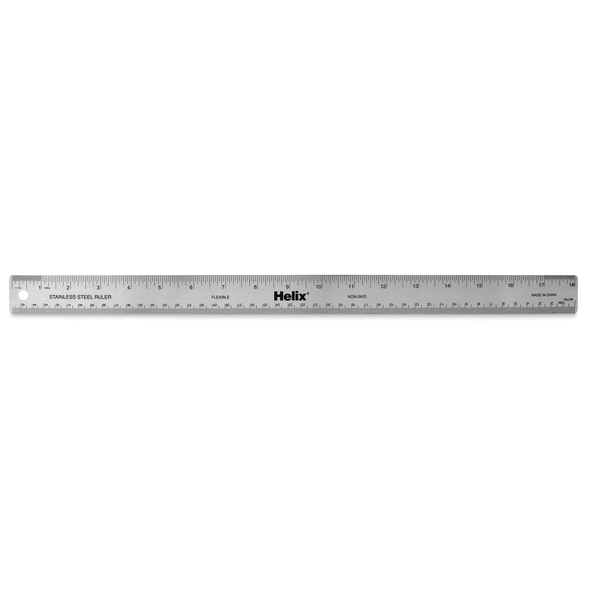 Helix Flexible Stainless Steel Ruler - 18"