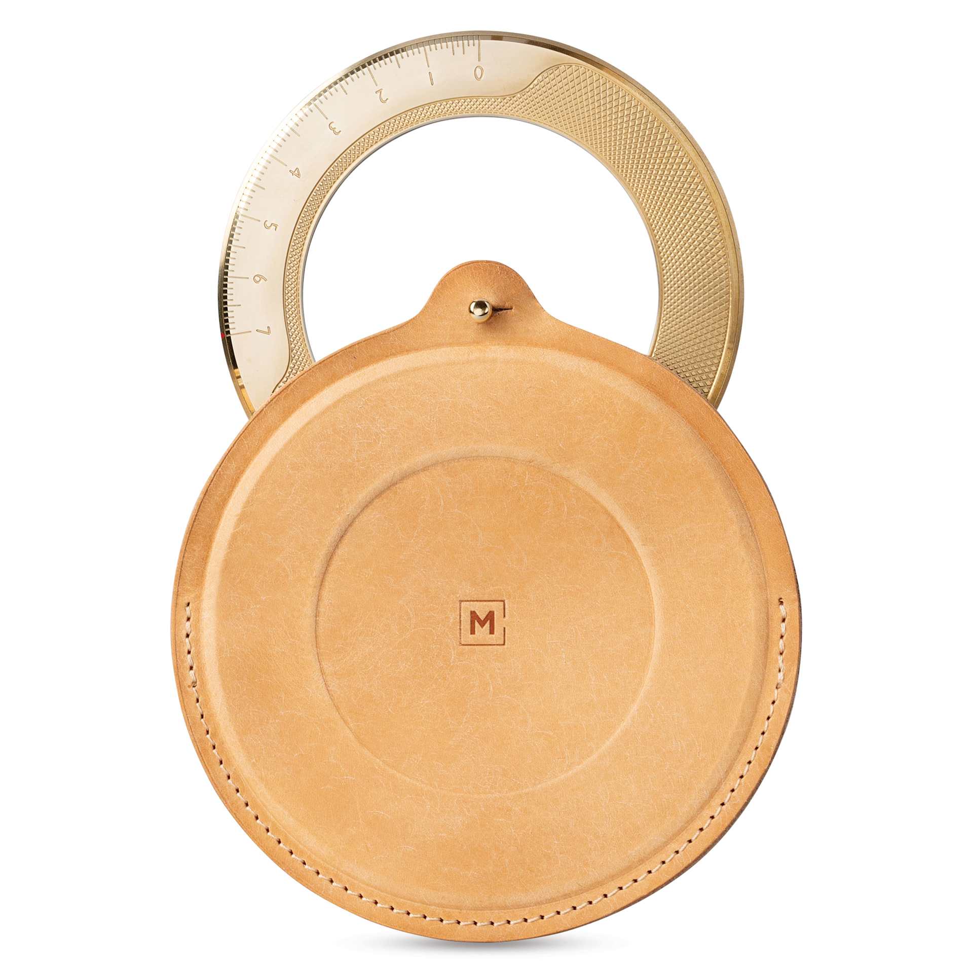 Makers Cabinet Leather Iris Sheath - 5" Diameter (iris not included)