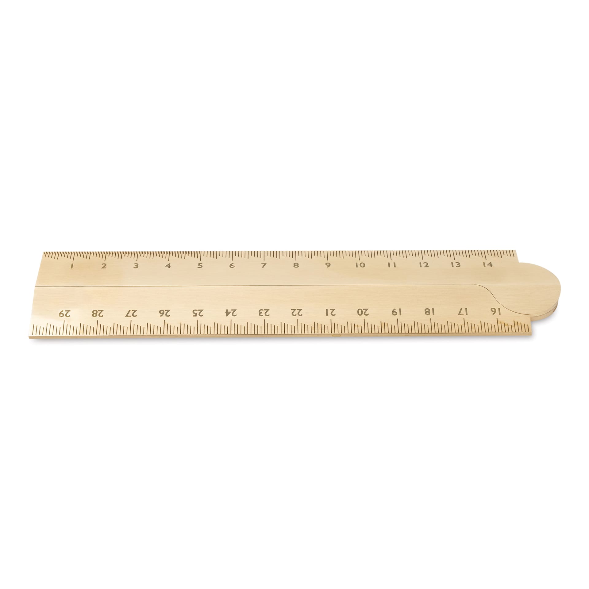 Makers Cabinet Stria Folding Ruler - 30 cm