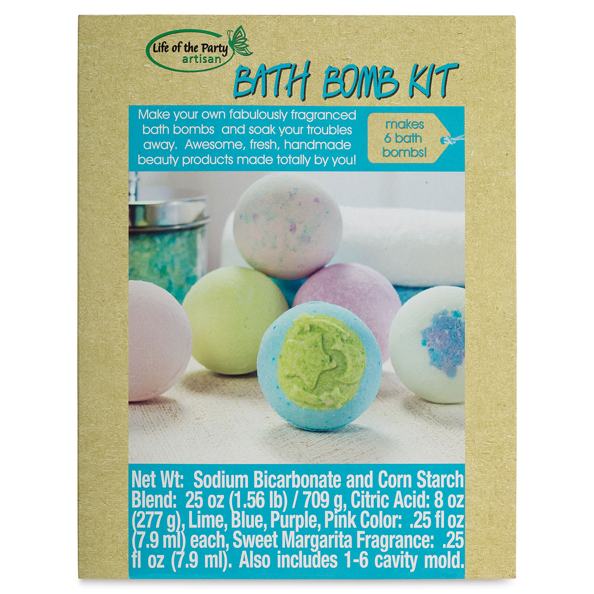 Life of the Party Bath Bomb Kit - Front of package