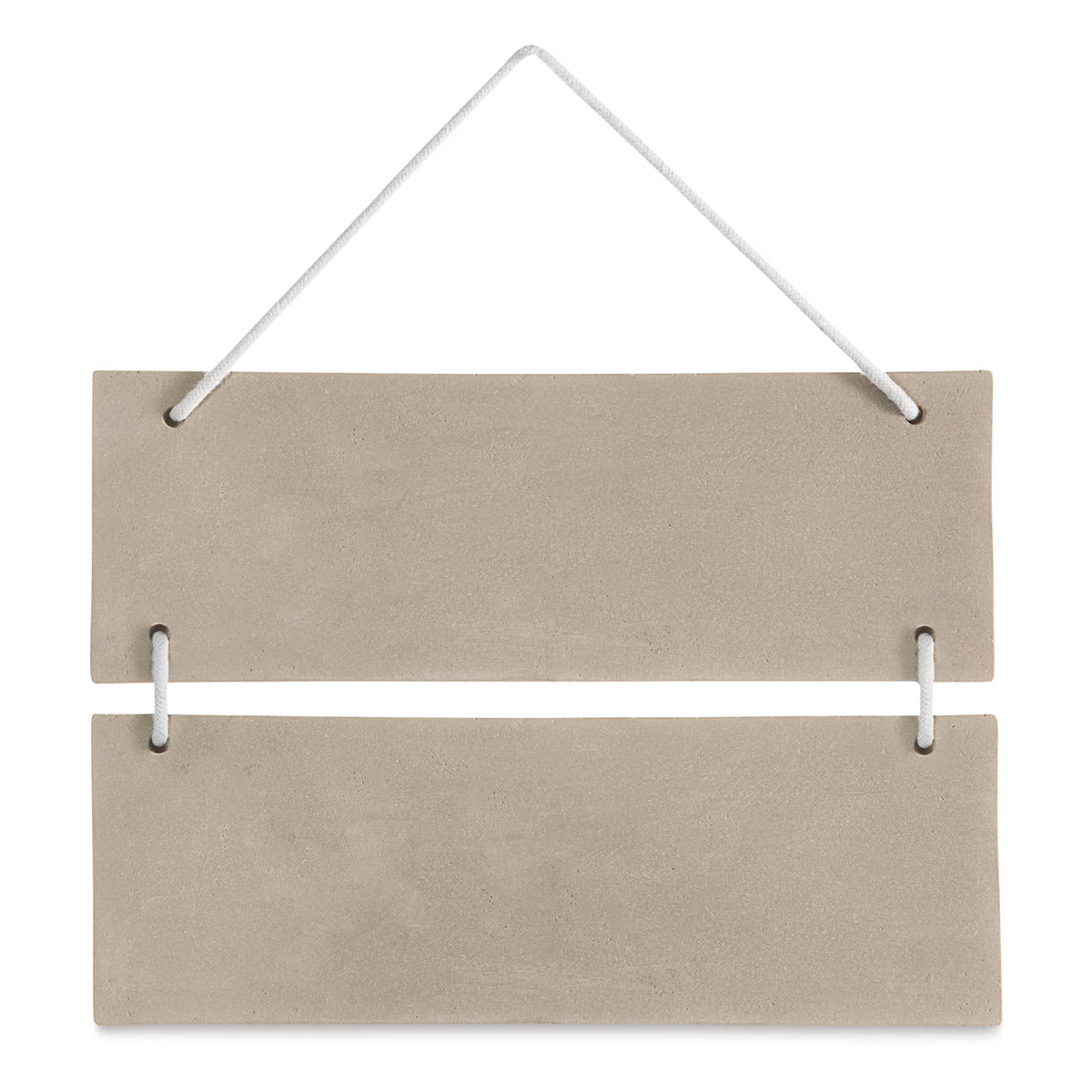 Darice Cement Hanging Plaque - Rectangle Hanging Plaque