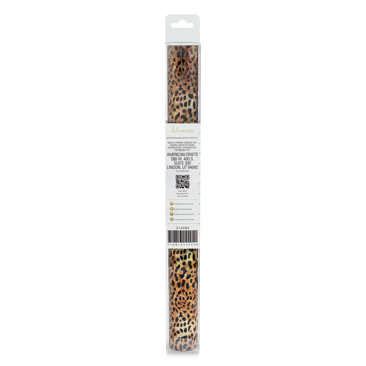Heidi Swapp Minc Reactive Foil - Leopard, 12" x 6 ft