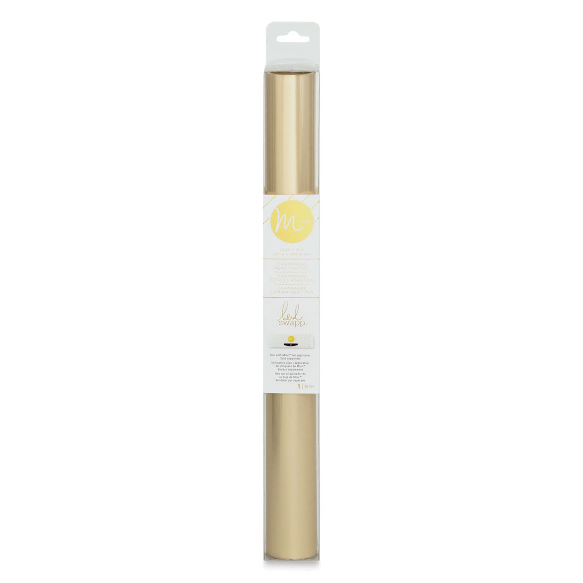 Heidi Swapp Minc Reactive Foil - Champagne roll shown upright