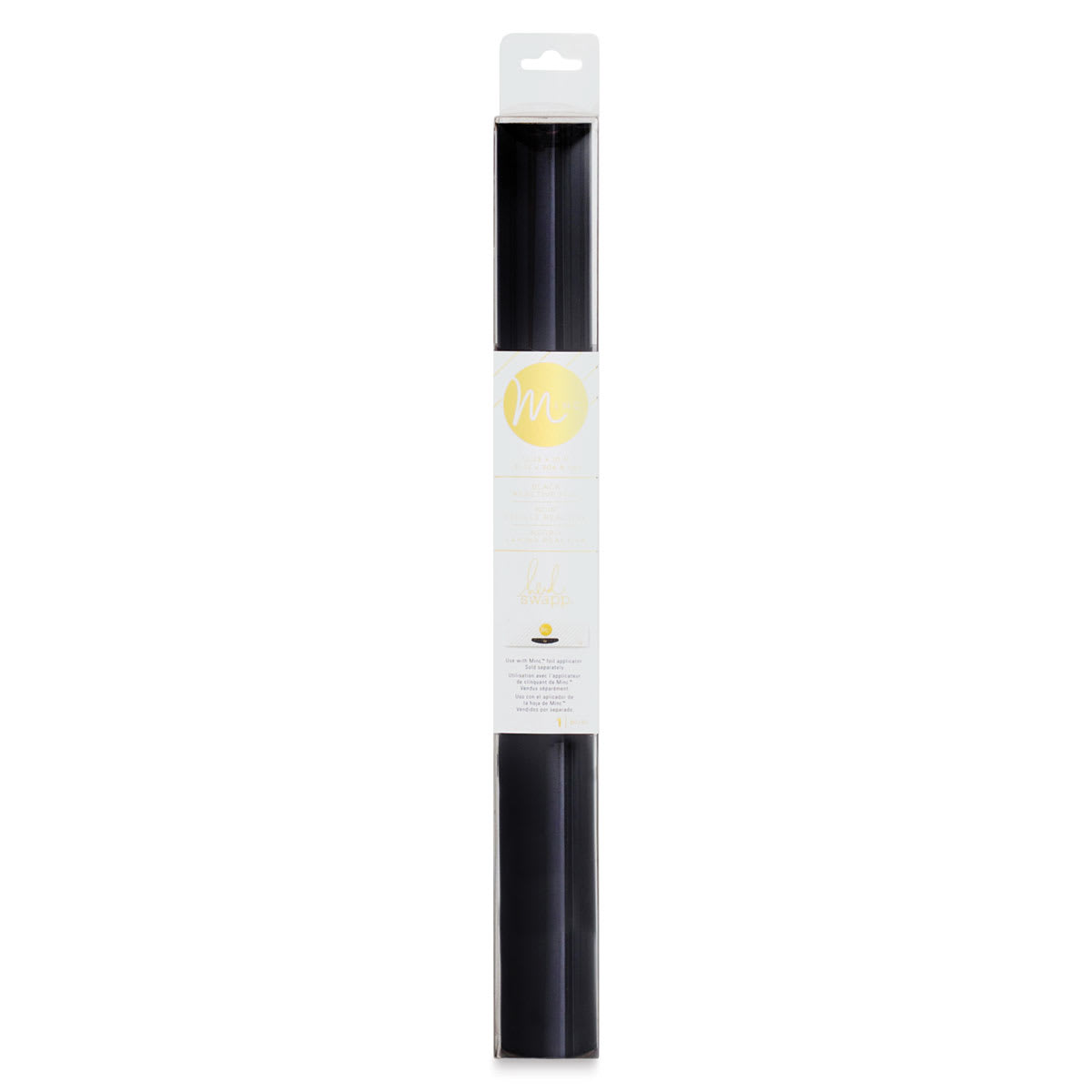 Heidi Swapp Minc Reactive Foil - Black roll shown upright