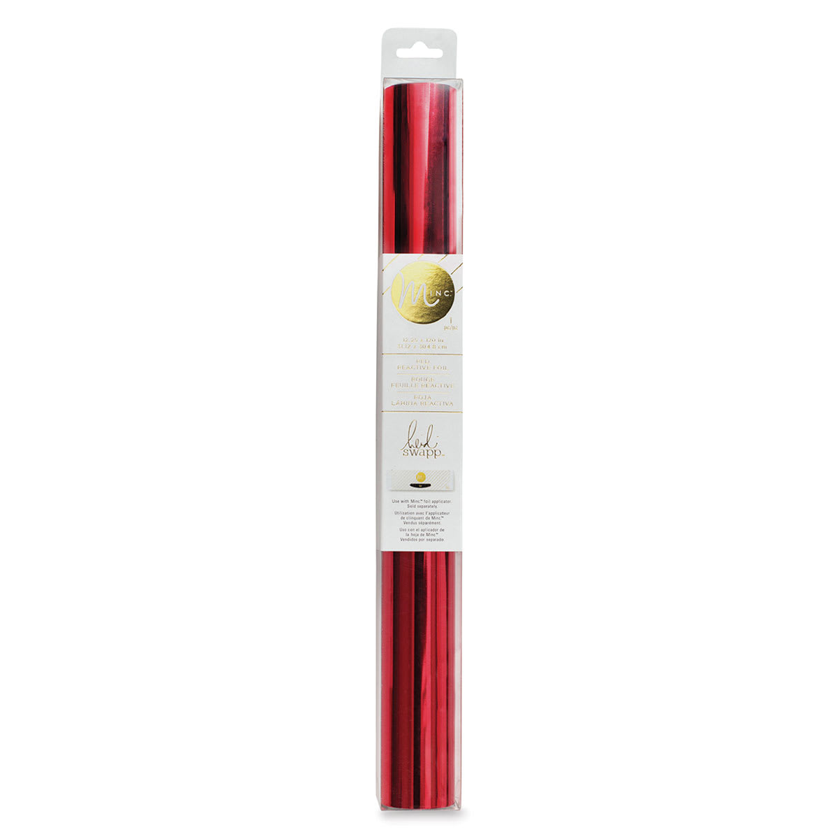 Heidi Swapp Minc Reactive Foil - Red, 12" x 10 ft