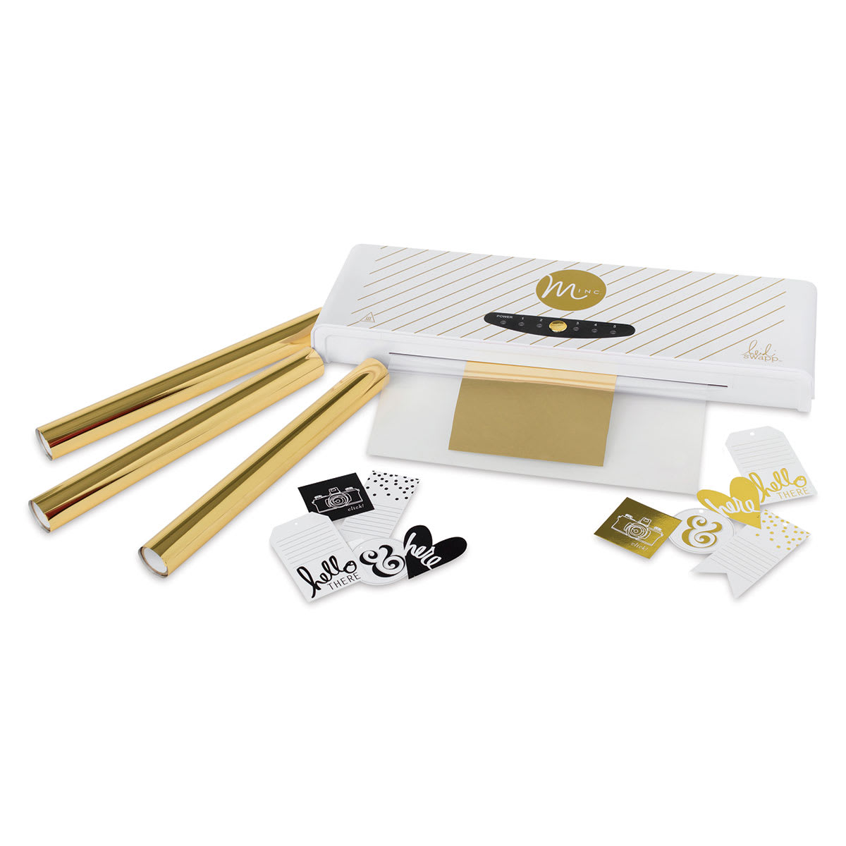 Heidi Swapp Minc Reactive Foil - Gold, 12" x 10 ft - in use