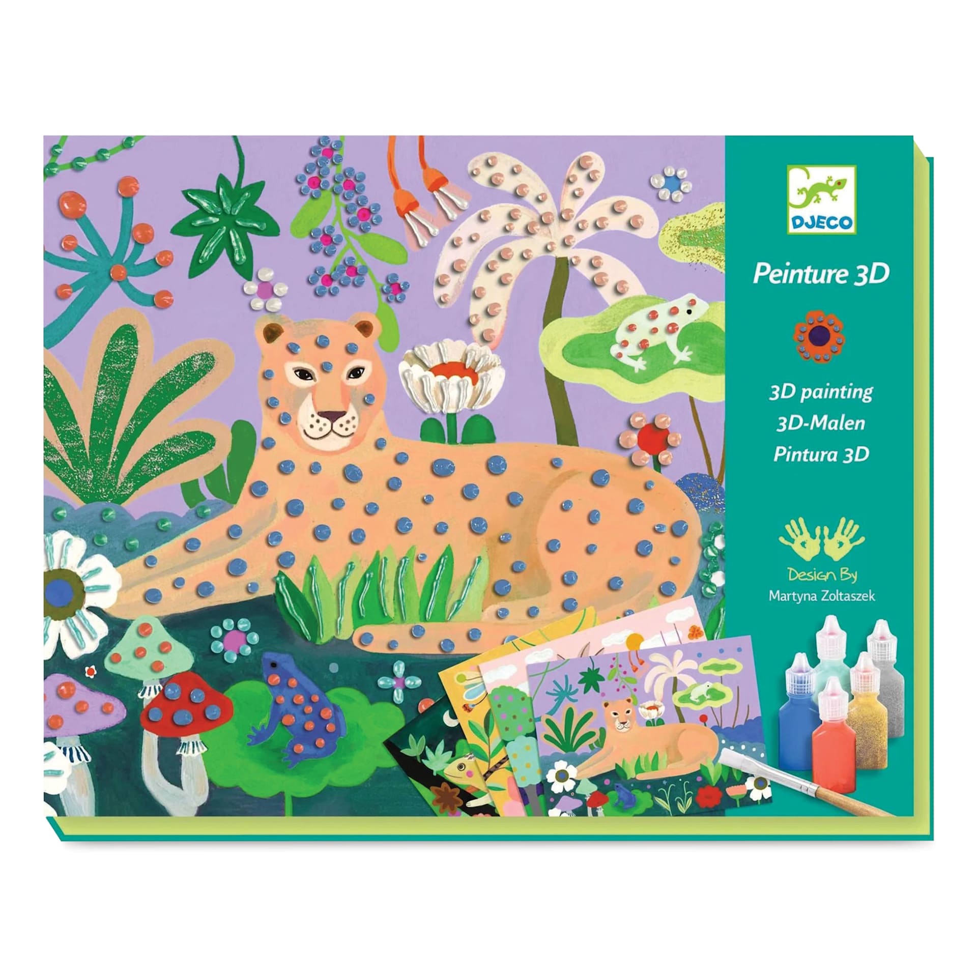 Djeco 3D Painting Activity Kit - front of packaging