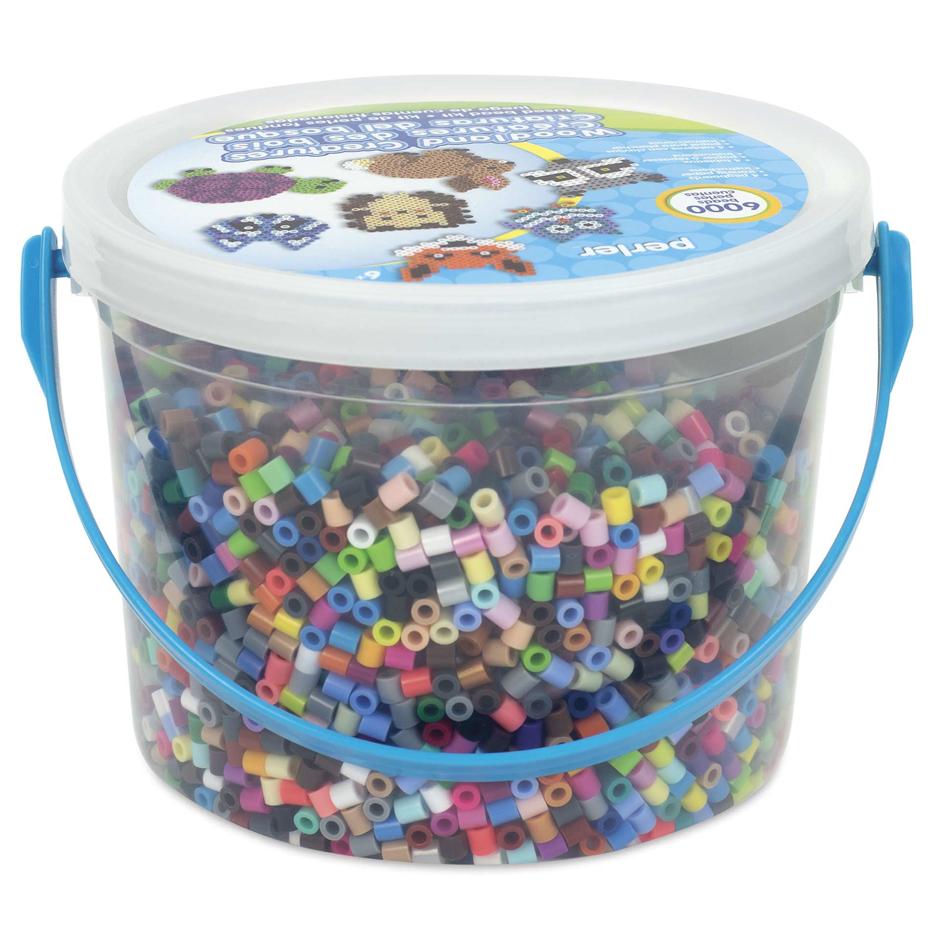 Perler Woodland Creature Fused Bead Activity Bucket - back