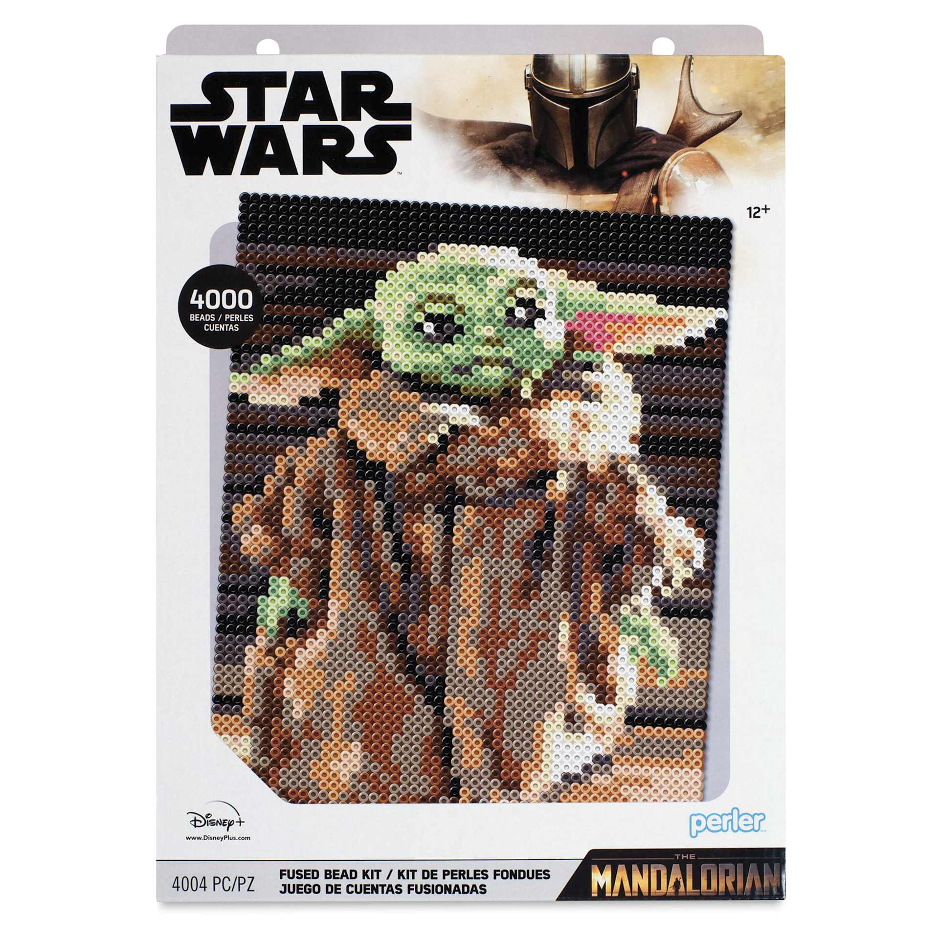 Perler Star Wars The Mandalorian Fused Bead Kit - Baby Yoda - front of packaging