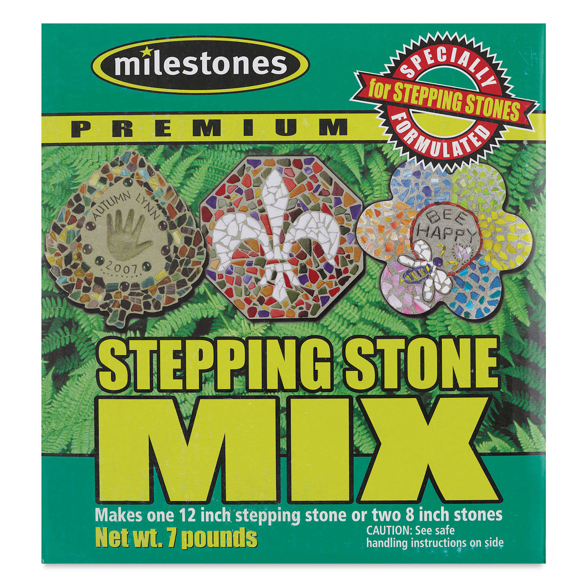 Milestones Premium Stepping Stone Mix - 7 lb, Box front of packaging