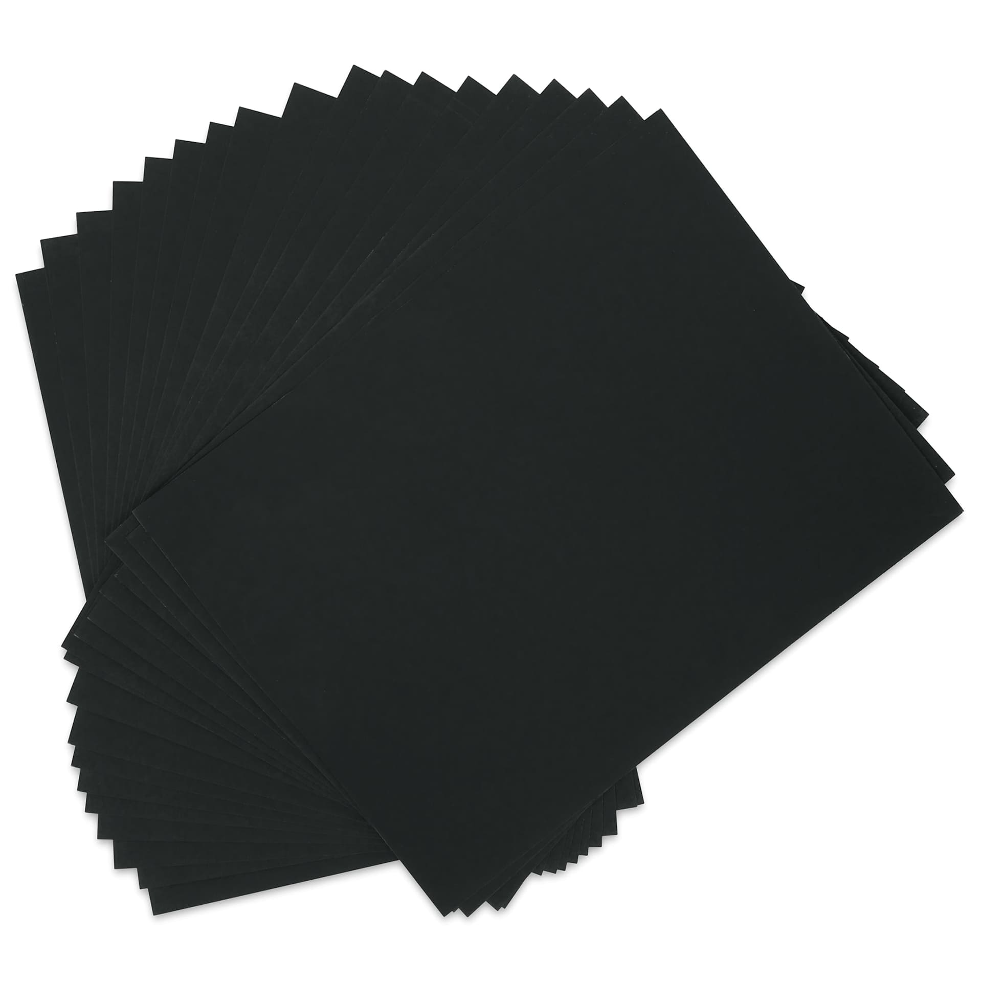 Inovart Skratch N' Sketch Scratch Foil Paper - Silver, Pkg of 50, fanned out