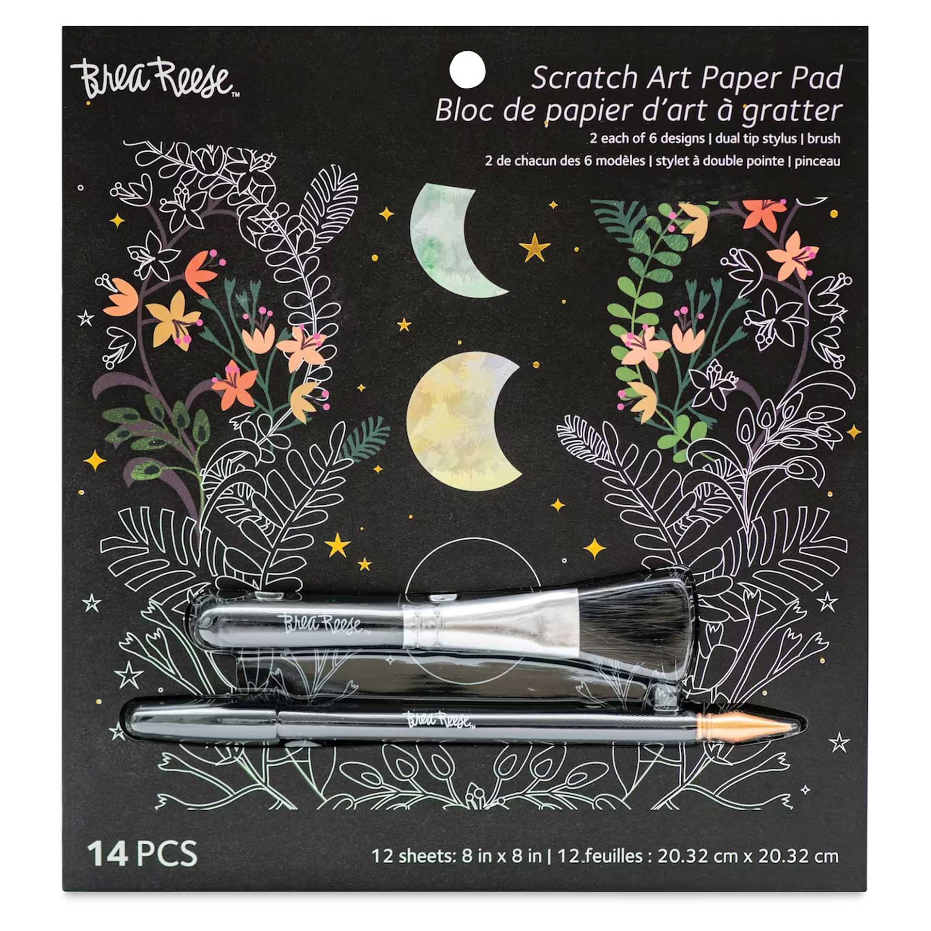 Brea Reese Scratch Art Kit - Celestial front of packaging
