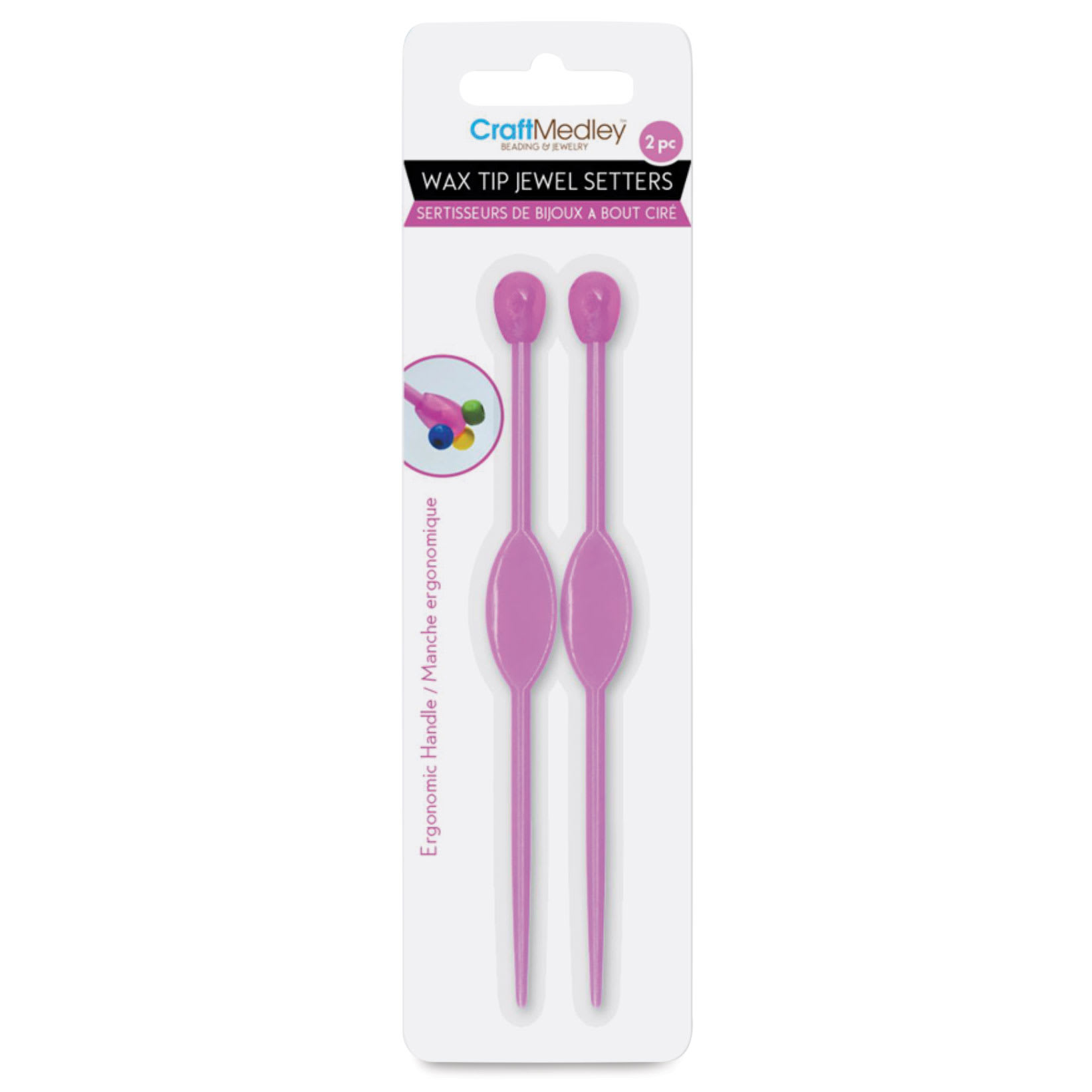 Craft Medley Wax Tip Jewel Setters - package of 2