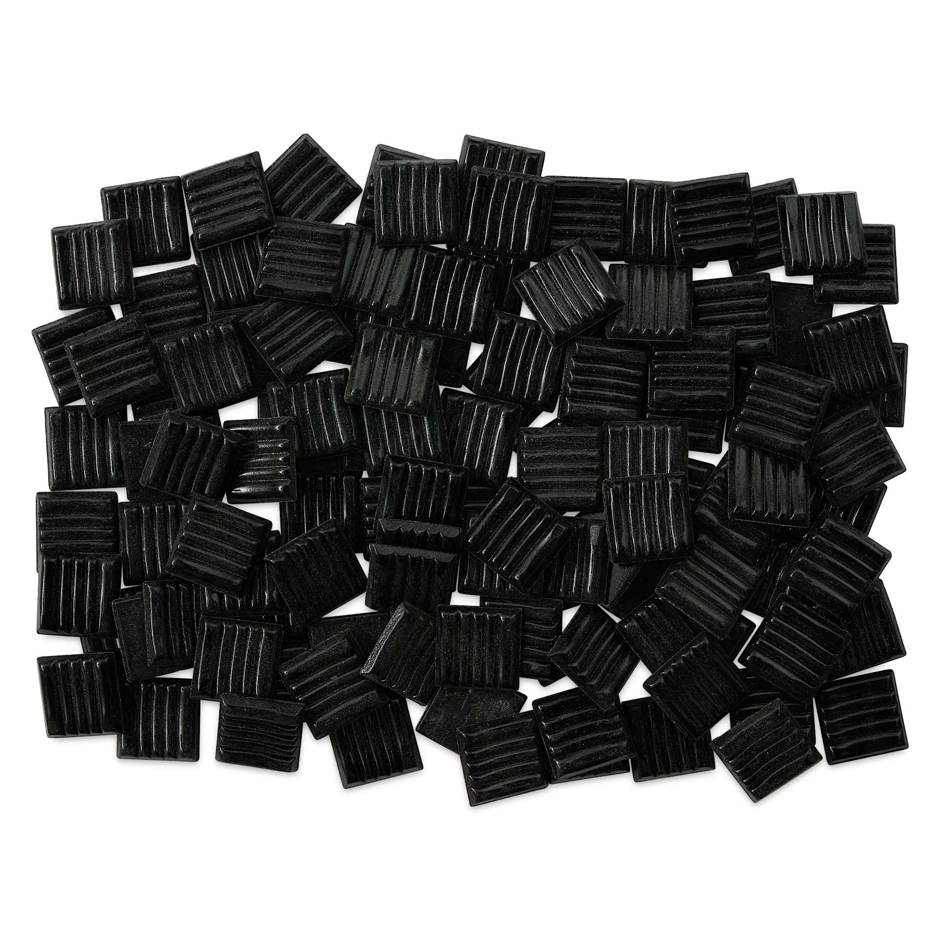 Mosaic Mercantile Venetian Tiles - Black, 3/4", 16 oz