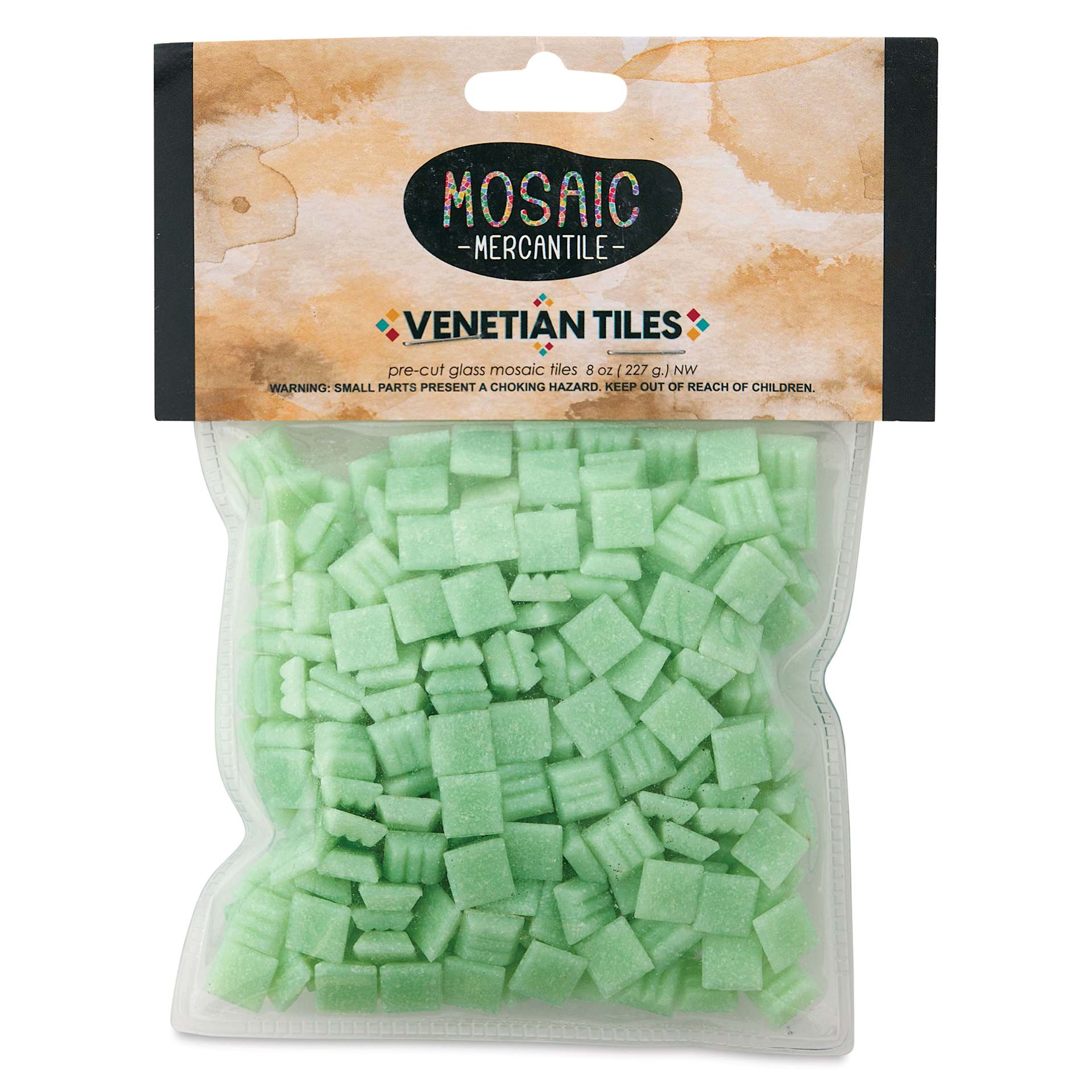 Mosaic Mercantile Venetian Tiles - Sorbet, 3/8", 8 oz front of packaging