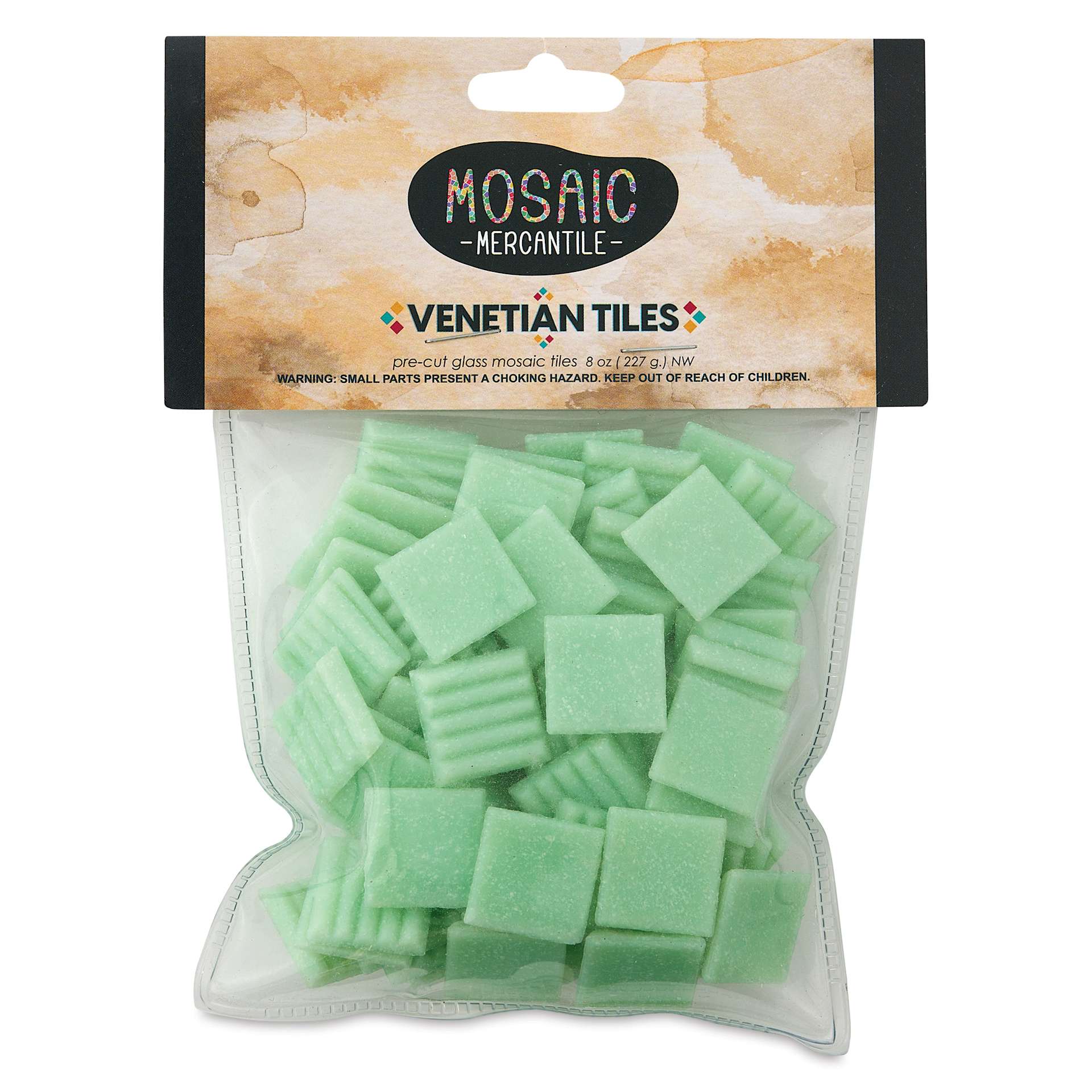 Mosaic Mercantile Venetian Tiles - Sorbet, 3/4", 8 oz front of packaging
