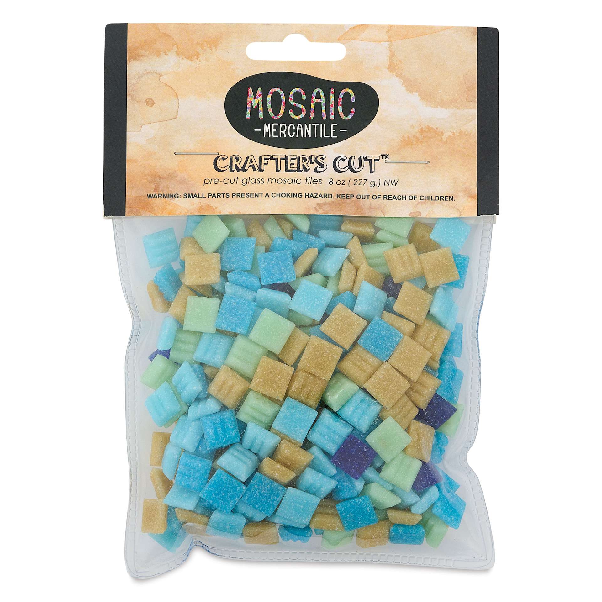 Mosaic Mercantile Venetian Tiles - Surfs Up, 3/8", 8 oz front of packaging