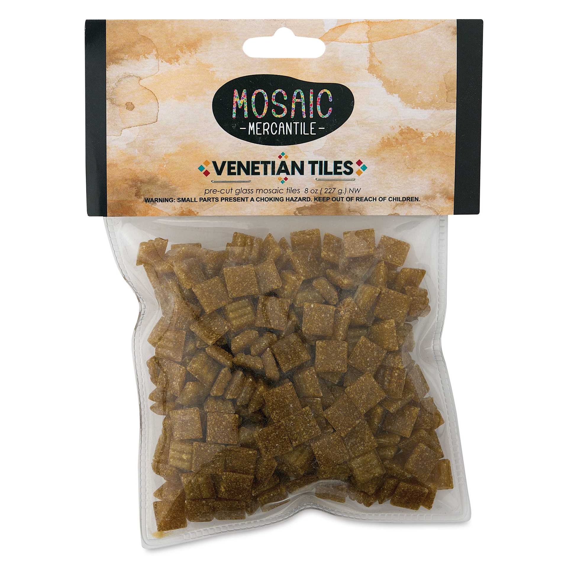 Mosaic Mercantile Venetian Tiles - Tobacco, 3/8", 8 oz